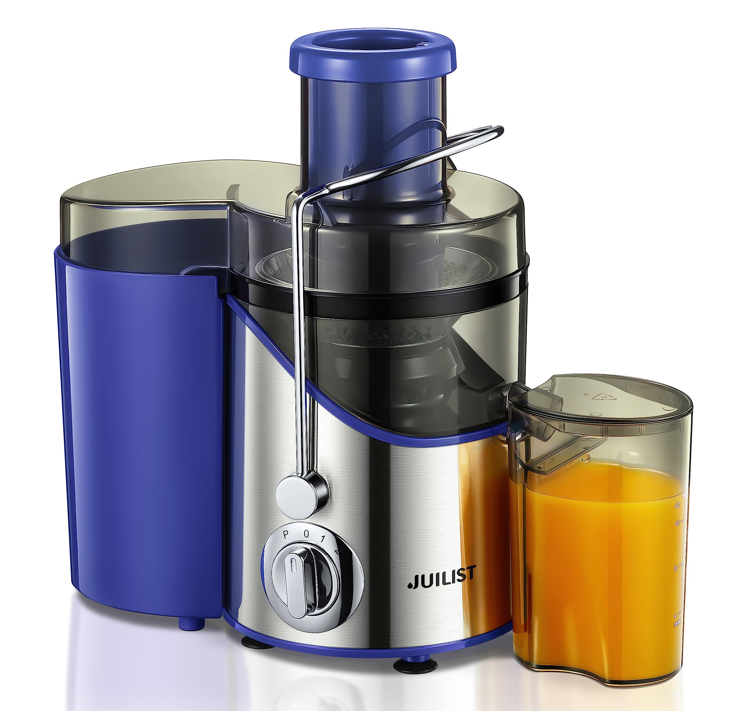 Juicer Machines, Juilist 3 Wide Mouth Juicer Extractor, for Vegetable and Fruit with 3-Speed Setting, 400W Motor, Easy to Clean,