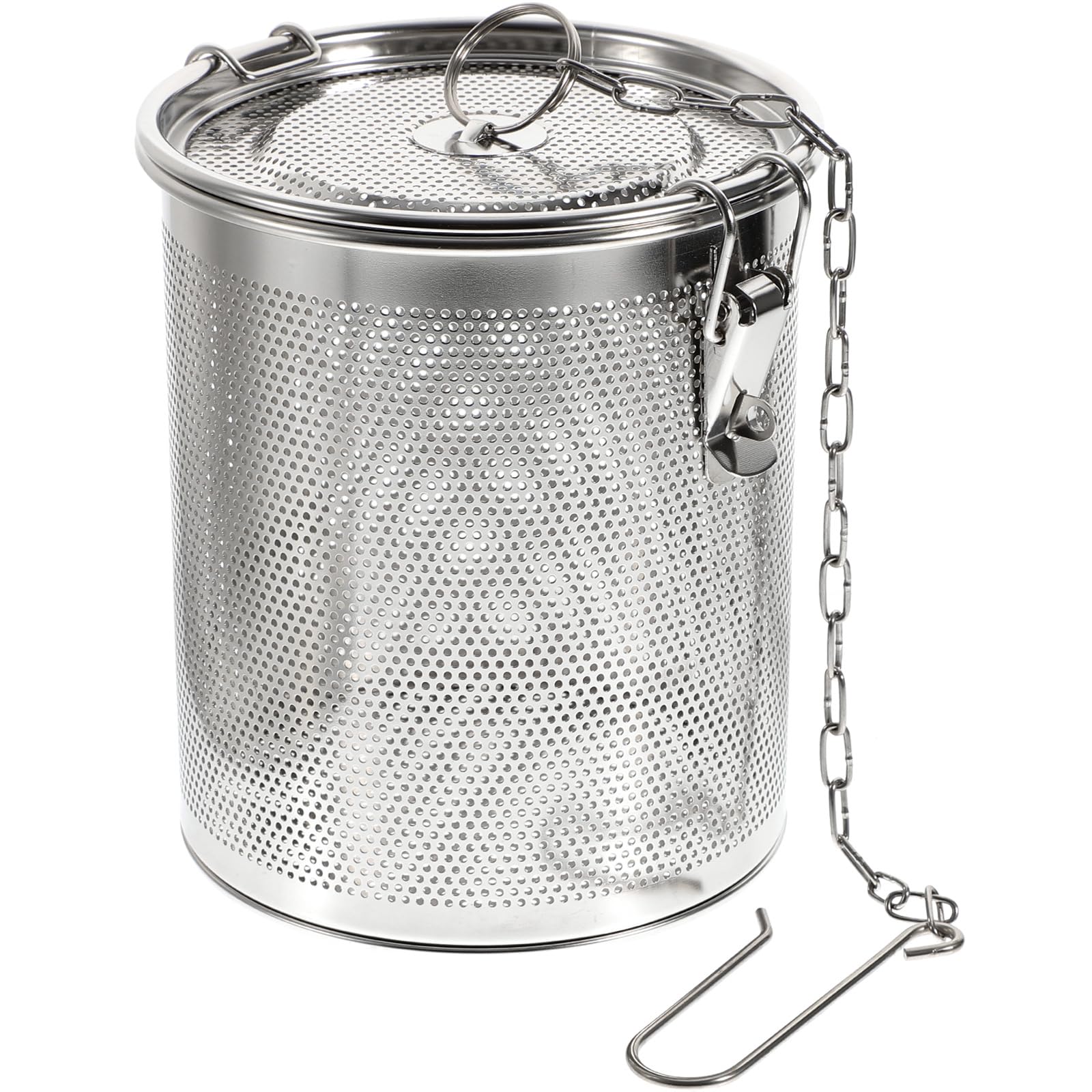 Yardwe Stainless Steel Tea Ball Strainer, Tea Infuser With Extended Chain Hook, Fine Mesh Cooking Infuser For Loose Leaf Tea Sea