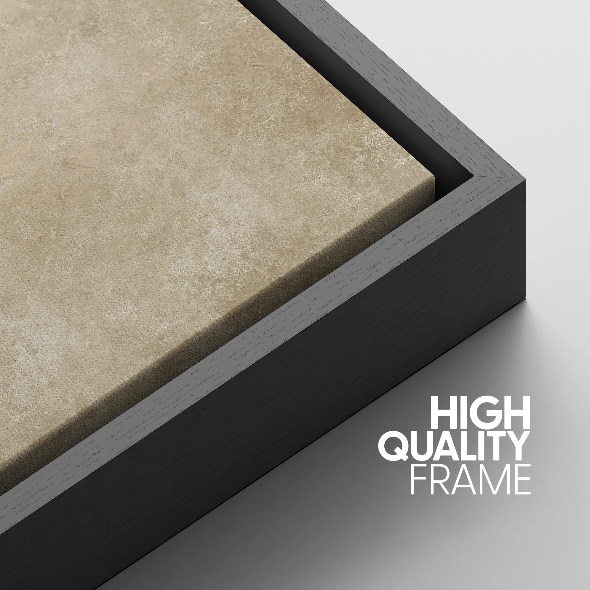 Idea4Wall Framed Canvas Print Wall Art Girls Bedroom Decor Trendy Horse Portrait Posters Animals Illustrations Modern Art Rustic