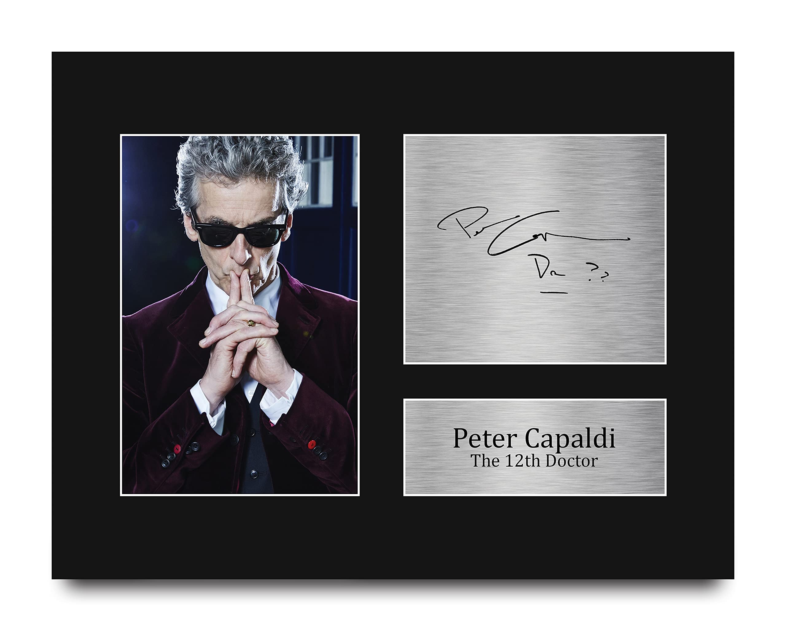 HWC Trading Peter Capaldi Dr Who Gifts USL Printed Signed Autograph Picture for TV Show Fans - US Letter Size