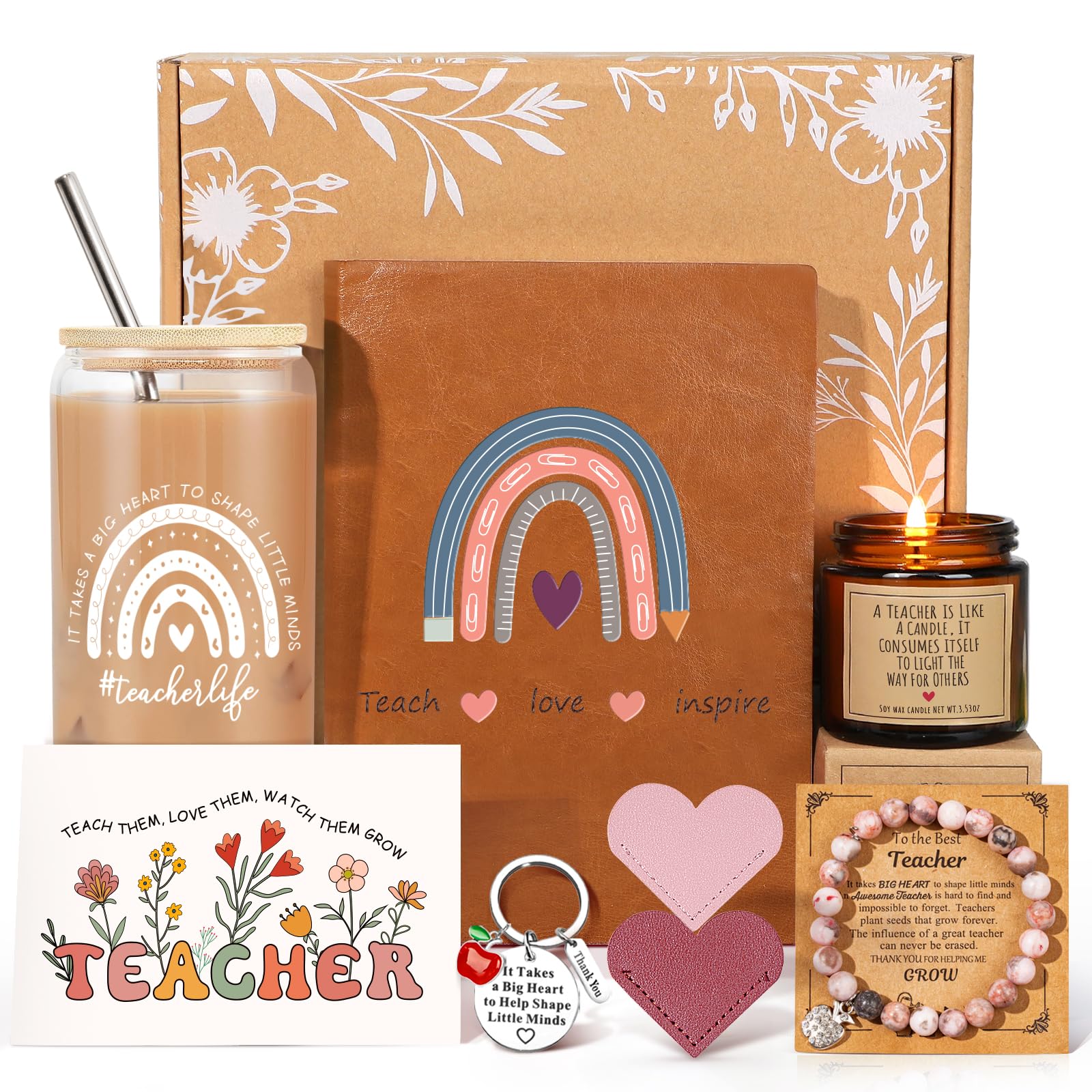 Teacher Appreciation Gifts for Women, Thank You Gifts for Teachers from Students - Teachers Day, End of Year, Graduation, Retire