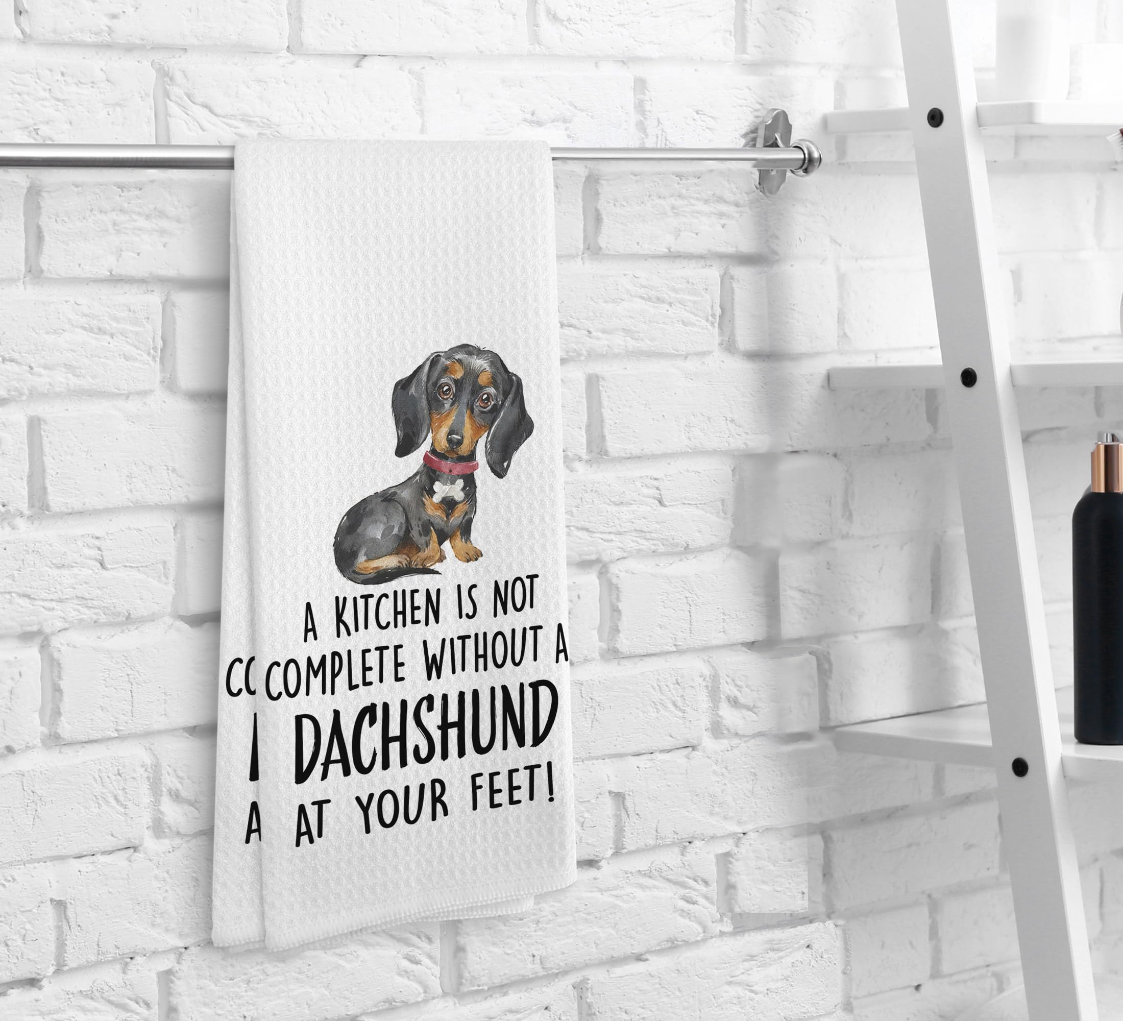 NOQL Dachshund Kitchen Towels and Dishcloths, Dachshund Gifts for Women, Dachshund Decor, Wiener Dog Gifts for Women, Dog Gifts