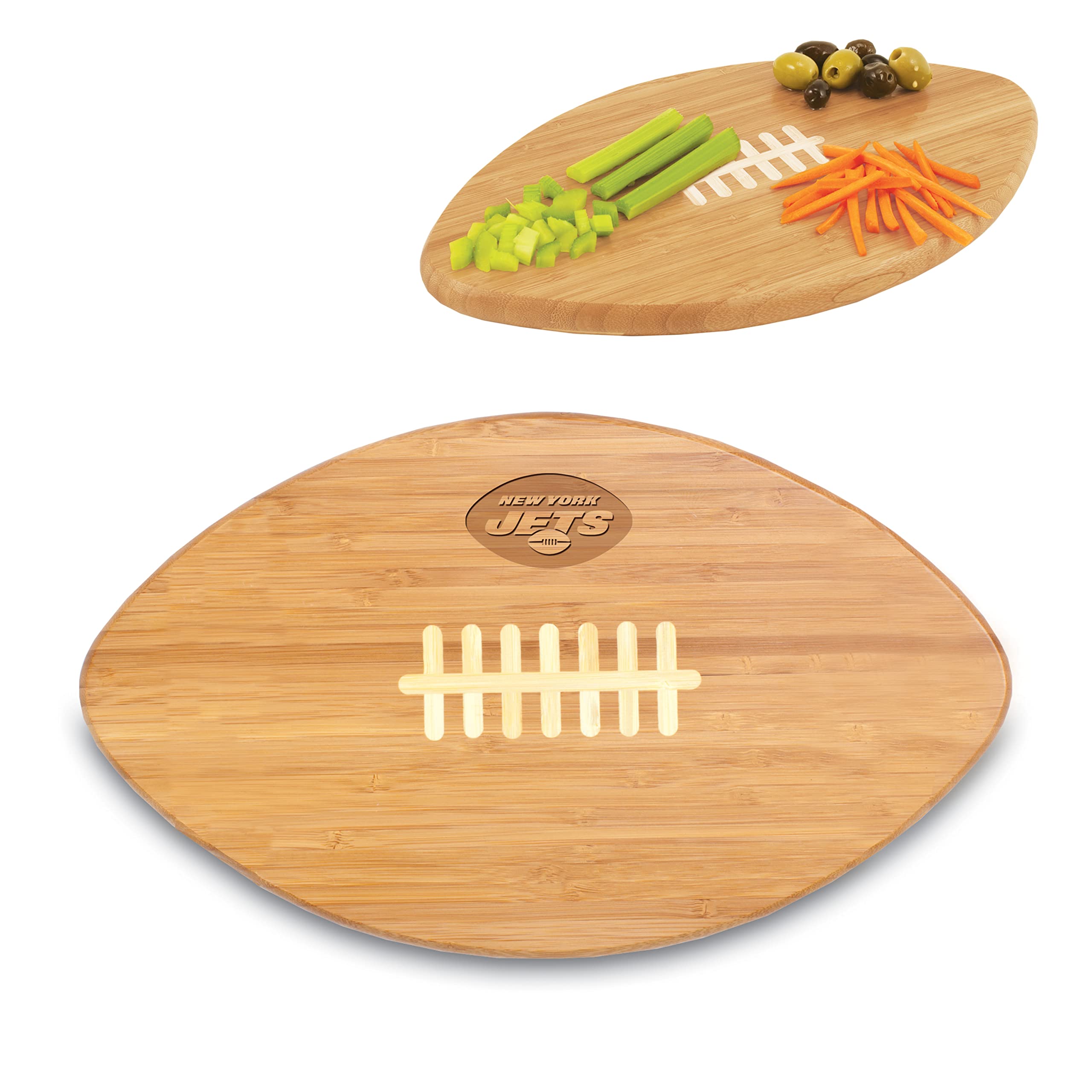 Picnic Time New York Jets Bamboo Touchdown Cutting Board