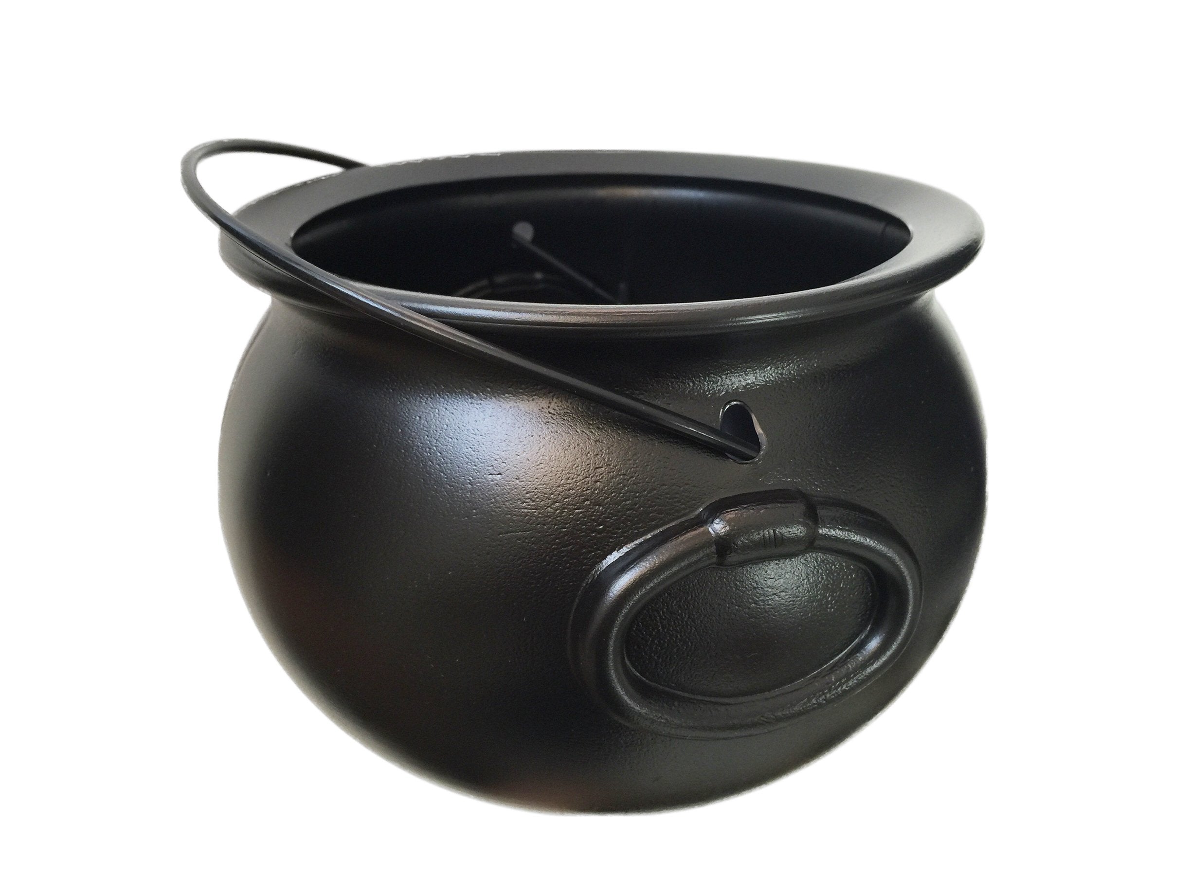 GiftExpress 8 Black Cauldron Kettle, St Patricks Cauldron Pot of Gold, Cauldron Halloween Decor