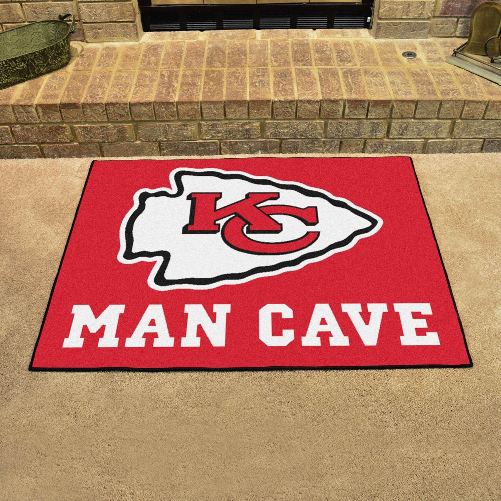 NFL - Kansas City Chiefs Man Cave Rug - 34 in. x 42.5 in.