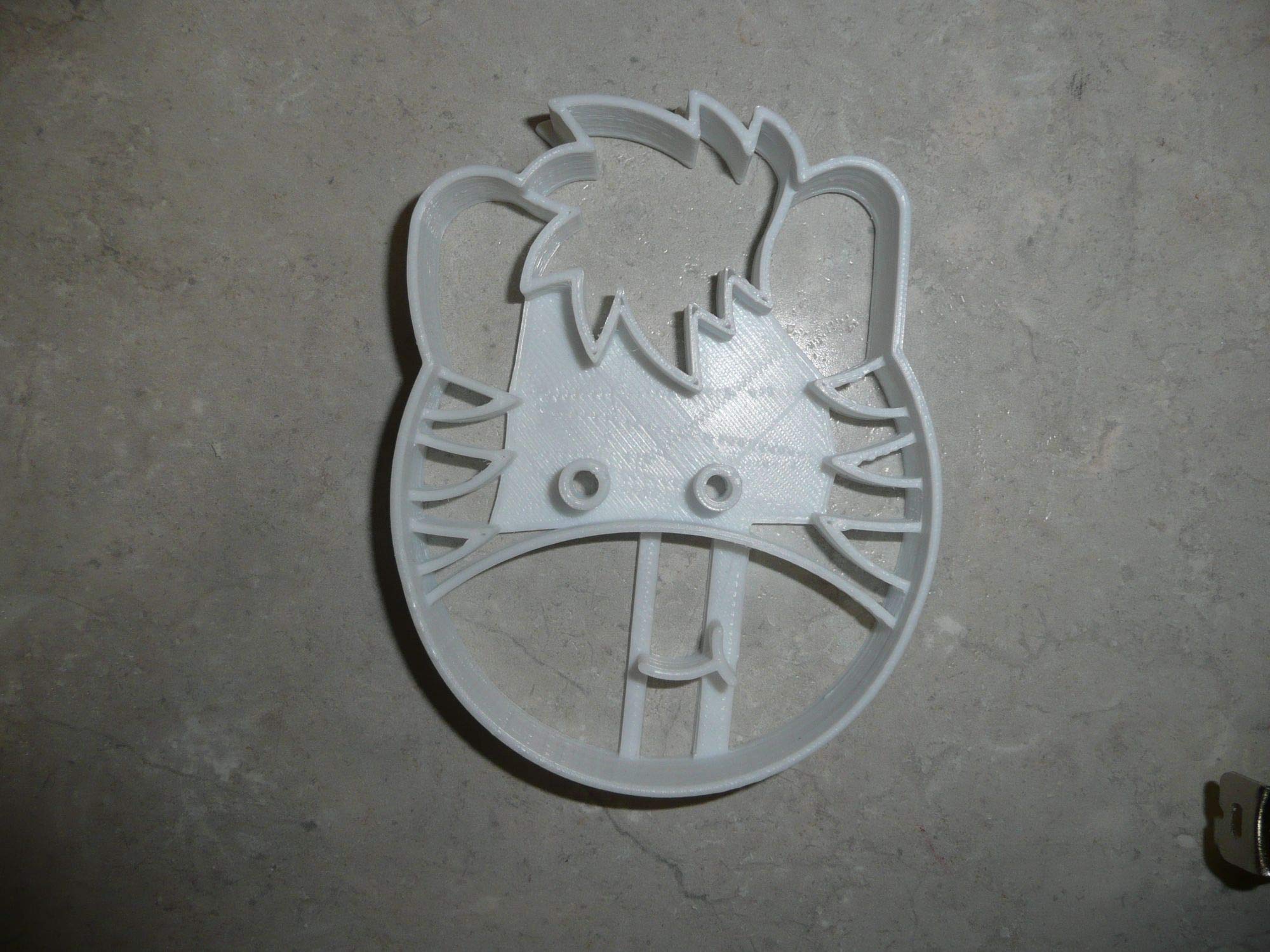 Zebra Detailed Face Head Zoo Animal Safari Black And White Stripes Cookie Cutter Usa Pr2626