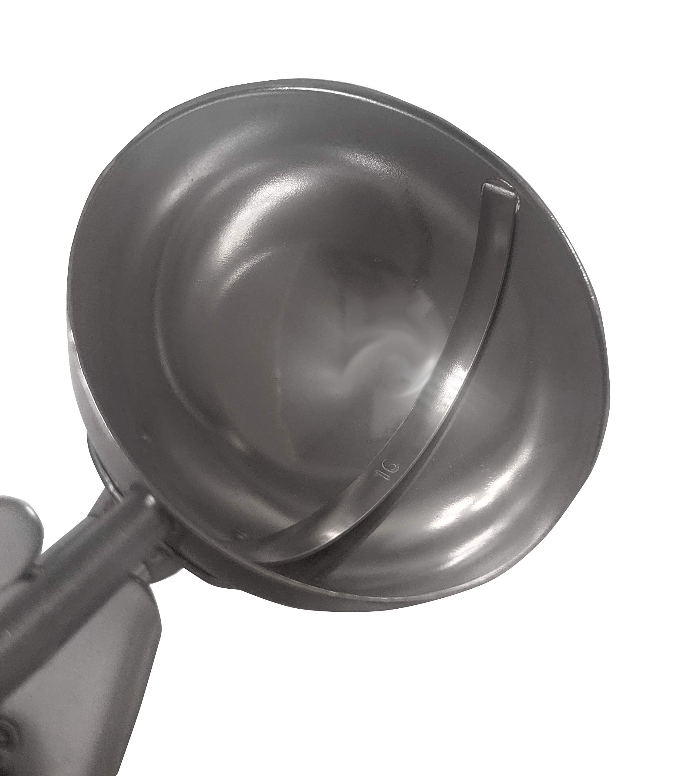 Update International (Dp-8) 4 Oz Stainless Steel Disher,Grey