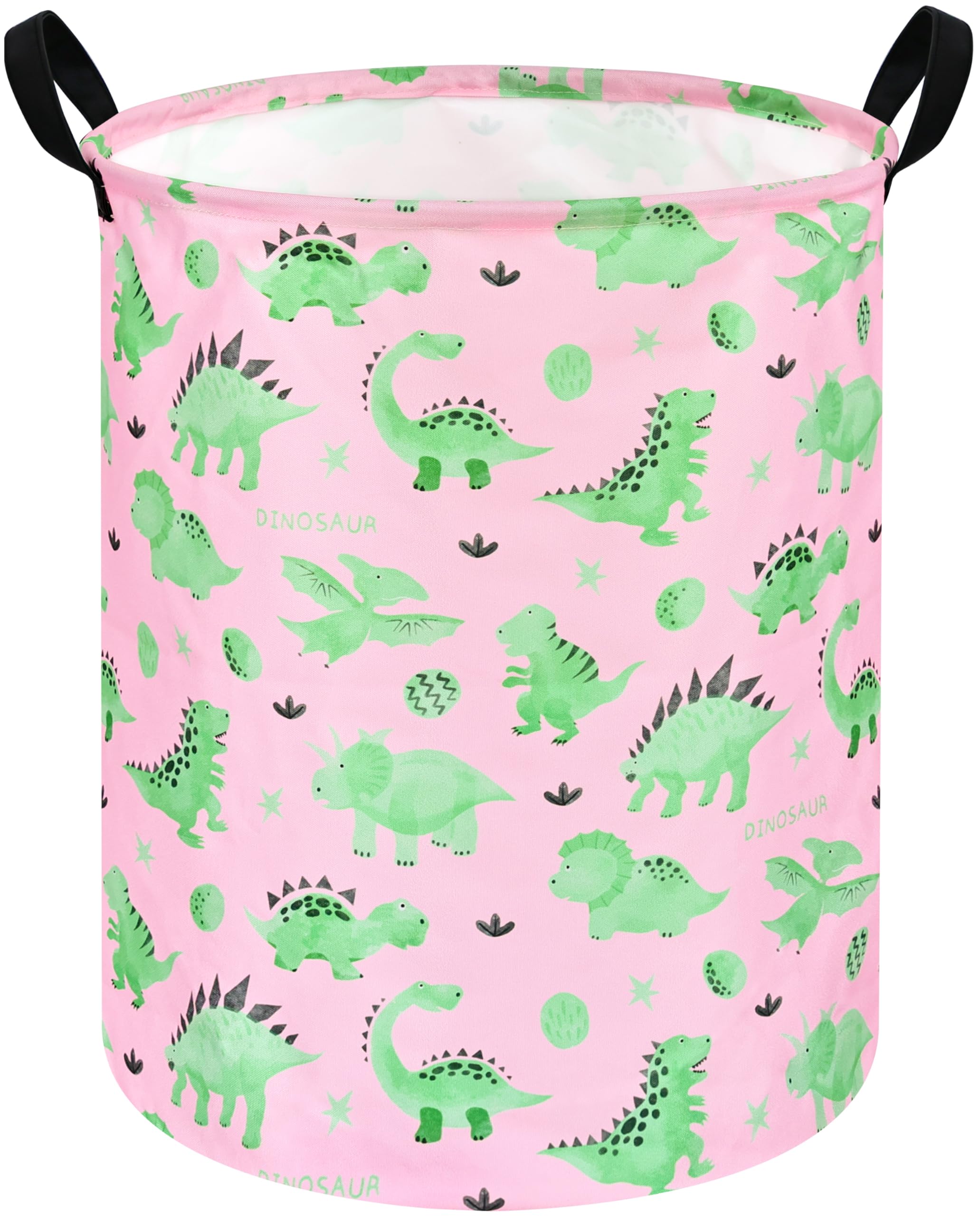 Maizmz Baby Storage Basket Girls Room Decor Laundry Basket Kids Hamper Nursery Bins Gifts Toys Organizer Collapsible Canvas For