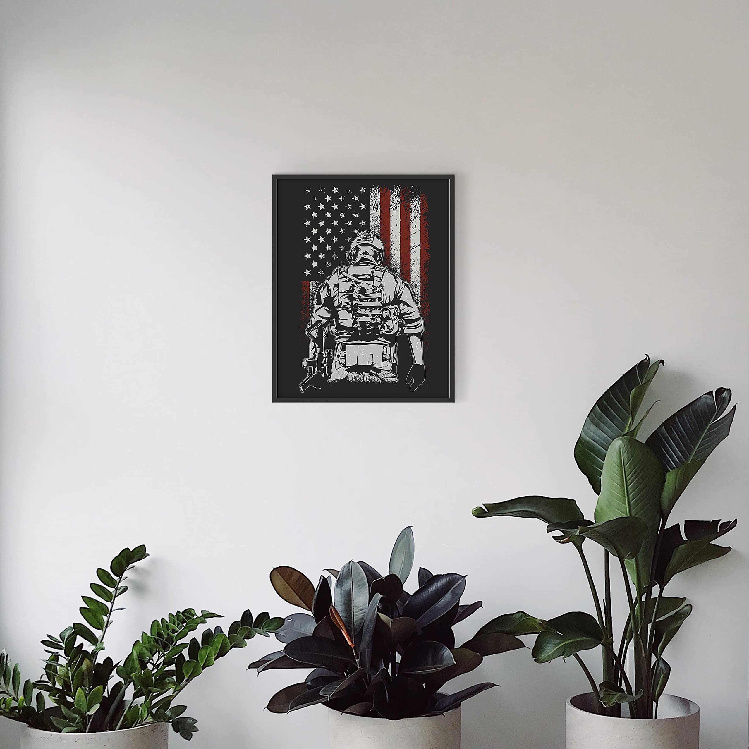 Summit Designs Military Usa Wall Art Decor Prints - Single (11X14) Unframed Poster Photo - Navy Army Marine Seals Air Force - So