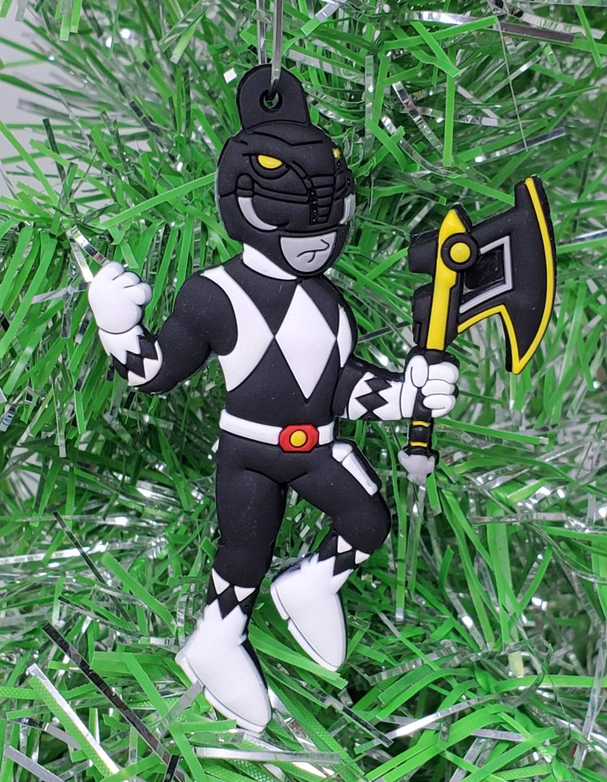 Power Rangers Christmas Tree Ornament Set - Unique Shatterproof Plastic Design