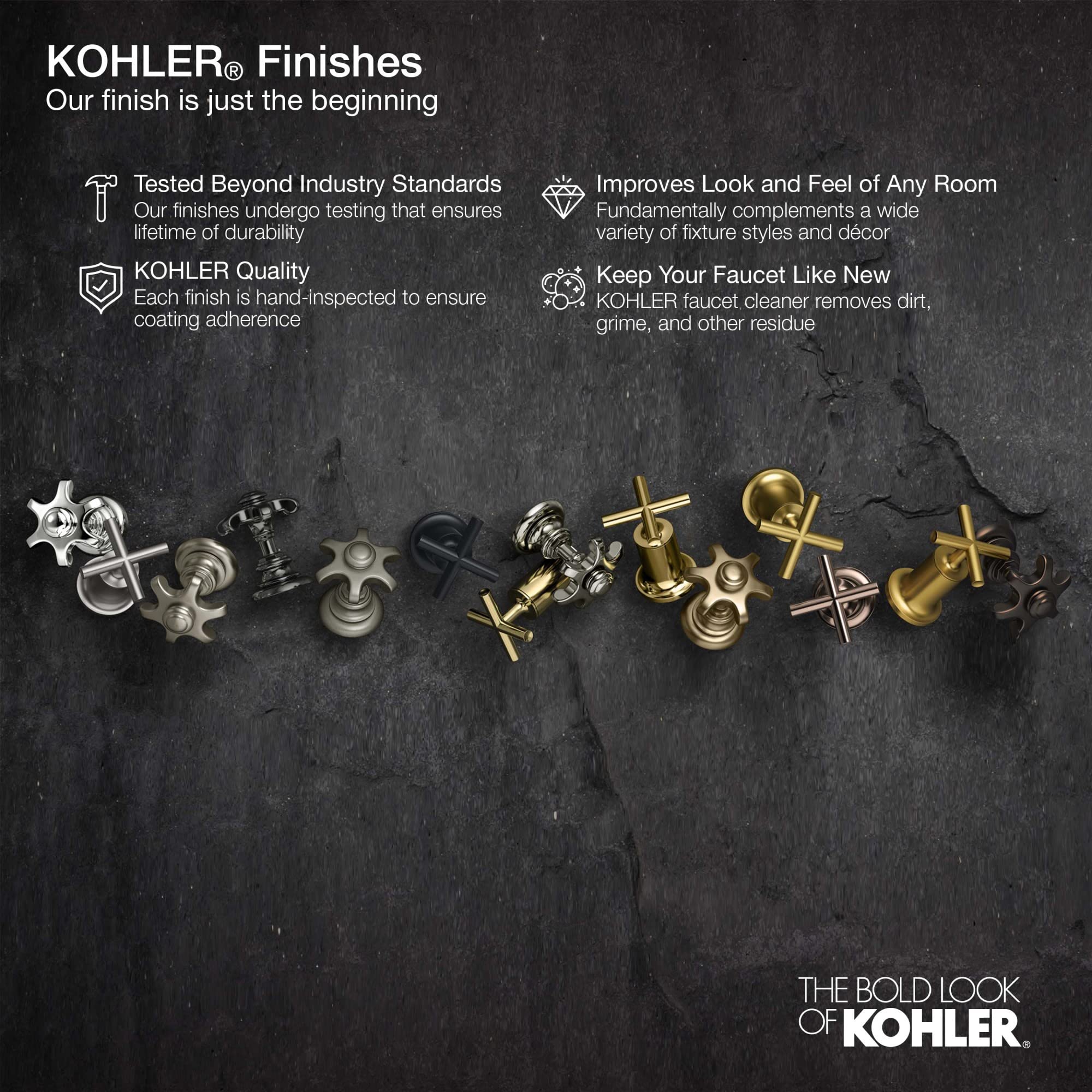 Kohler 23766-2Mb Kitchen, Tone, Touchless Pull Gold, 3-Spray Faucet, K-23766-2Mb, Vibrant Brushed Moderne Brass