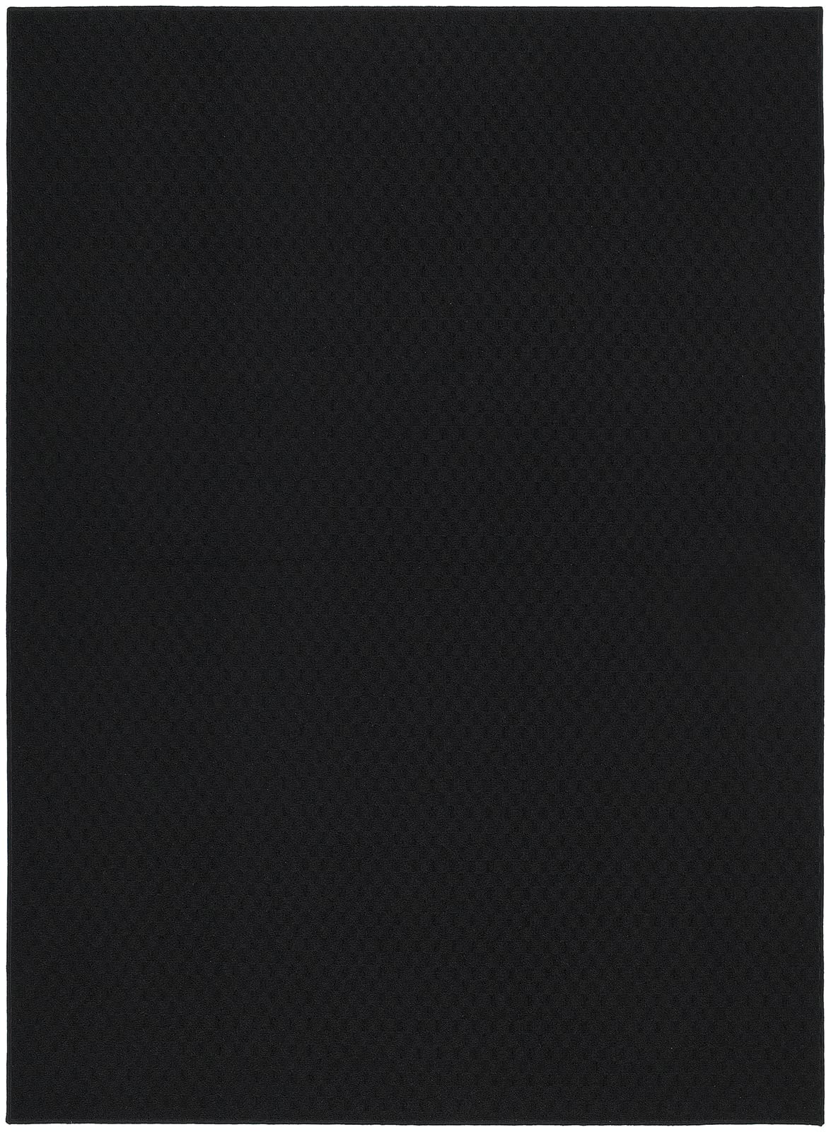Garland Rug Town Square Black 6 x 9 Stain Resistant Indoor Area Rug