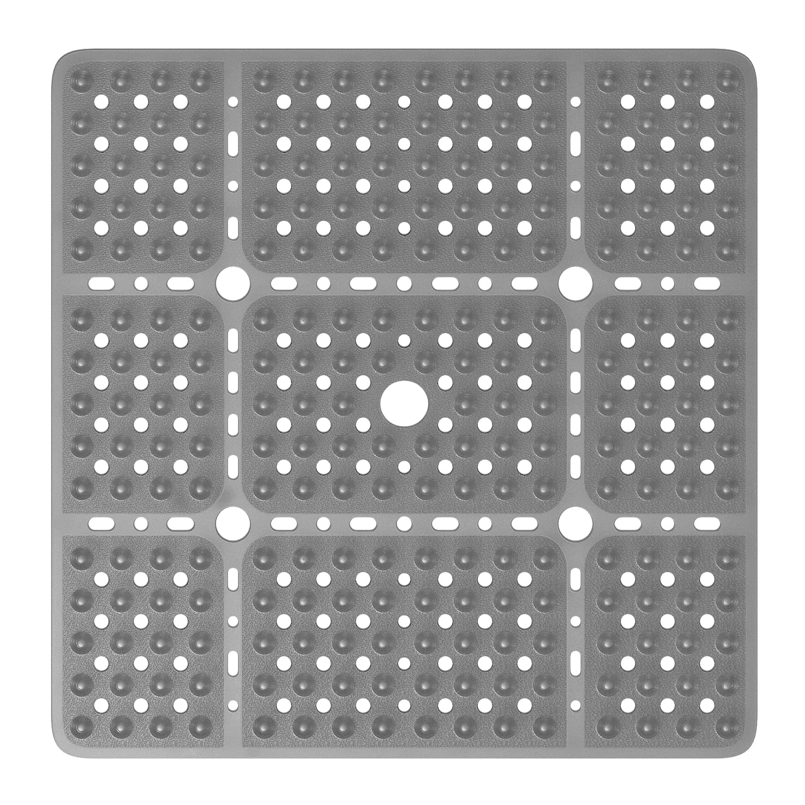 Xiyunte Large Square Shower Mat Non Slip - 27 X 27 Inches Non Slip Shower Mats For Inside Shower, Square Shower Floor Mat Non Sl