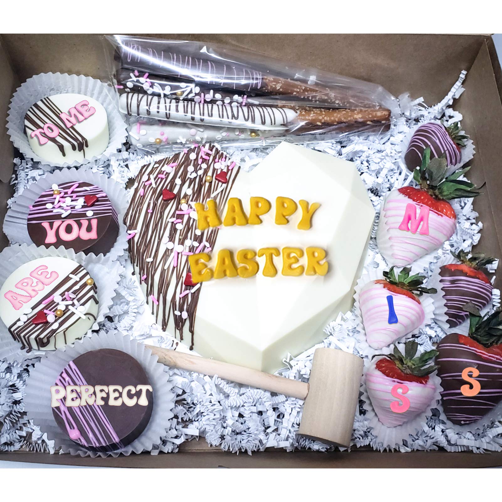 Mity Rain 3Pcs Letter Molds For Chocolate Covered Strawberries, Silicone Uppercase Lowercase Alphabet Number Fondant Mold For Ma