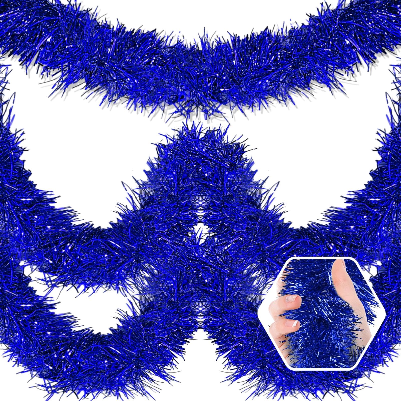 50 Feet Christmas Foil Fringe Banner Metallic Tassle Garland Metallic Backdrop Parade Floats Shiny Hanging Ceiling, Valentine's,