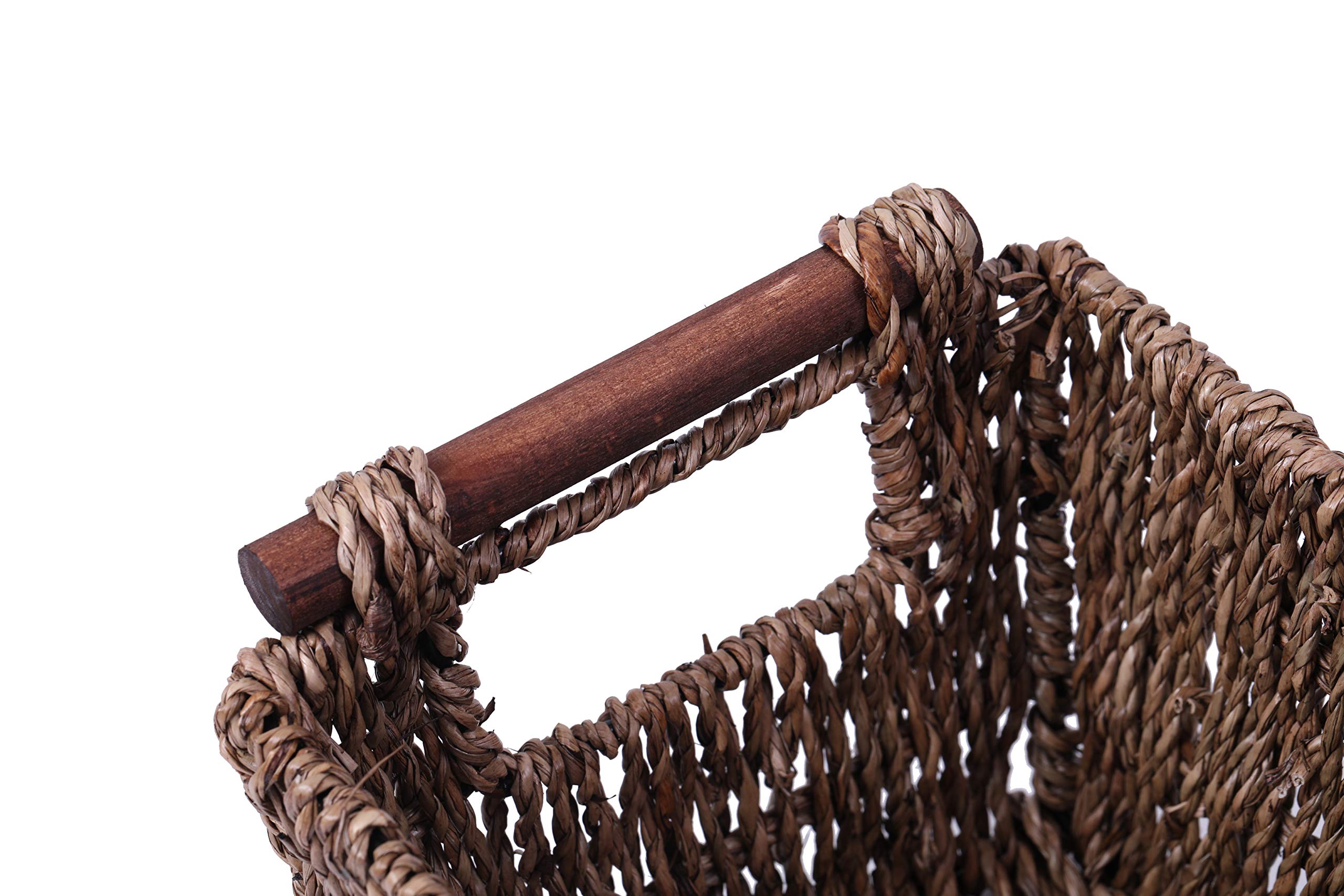 Vintiquewise Seagrass Counter-Top Basket Great For Folded Paper Towel