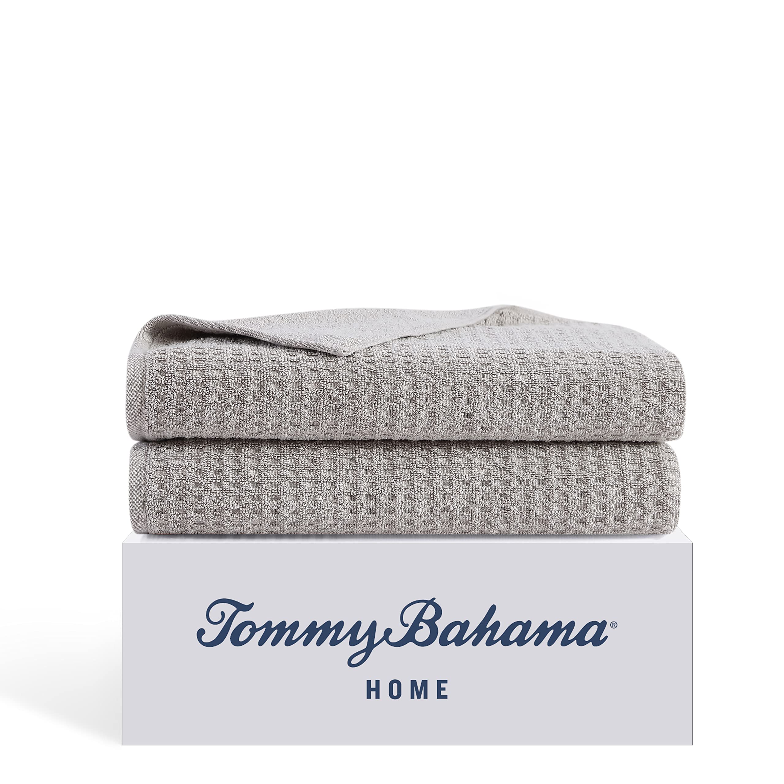 Tommy Bahama- Bath Sheet Set, Highly Absorbent Cotton Bathroom Decor, Low Linting & Fade Resistant, Oeko-Tex Certified (Northern