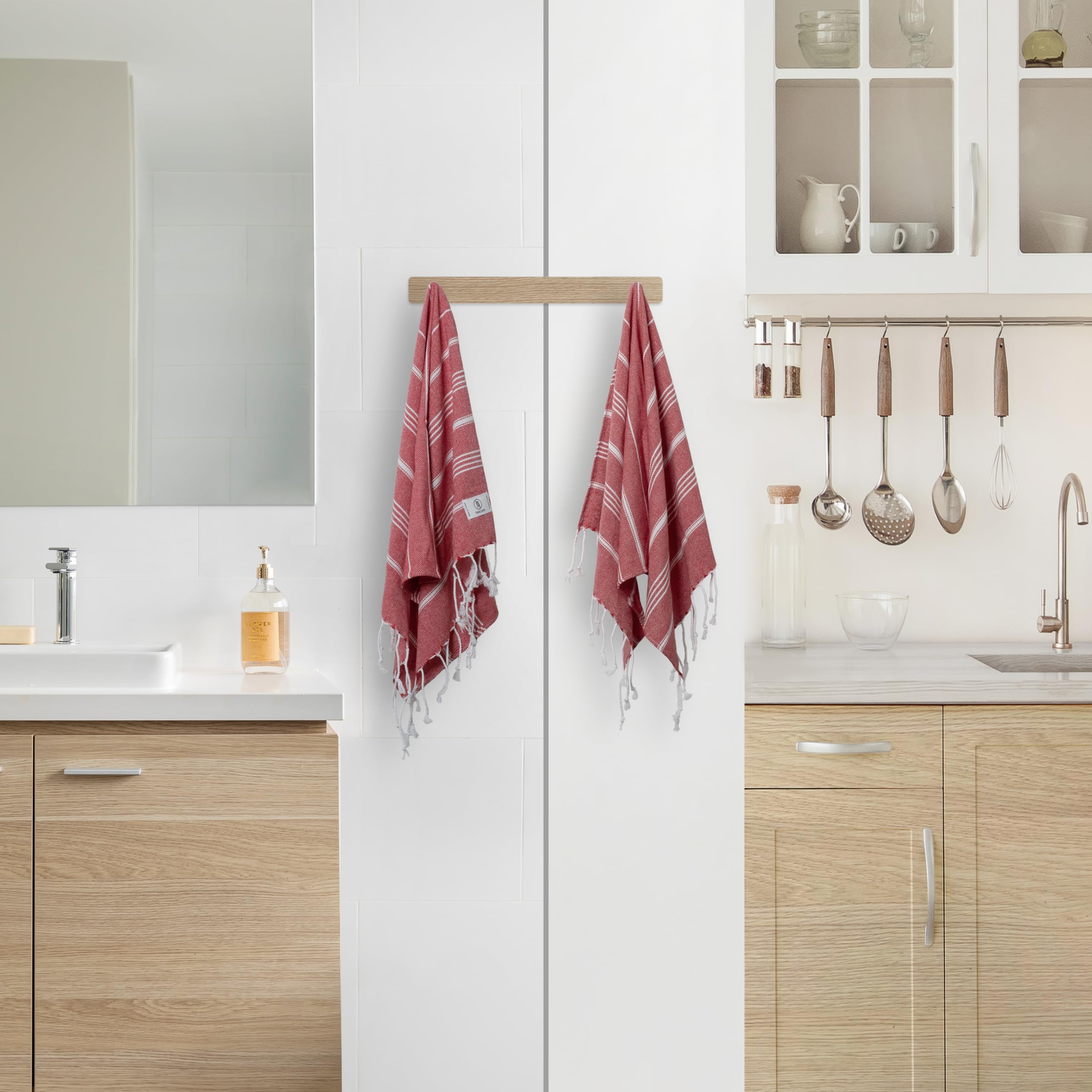 Ossano Towels Hand Towel Set Of 2 - Decorative Bath And Kitchen Towels - Versitale - Bath, Face, Hair, Guest, Cleaning, Dish, Te
