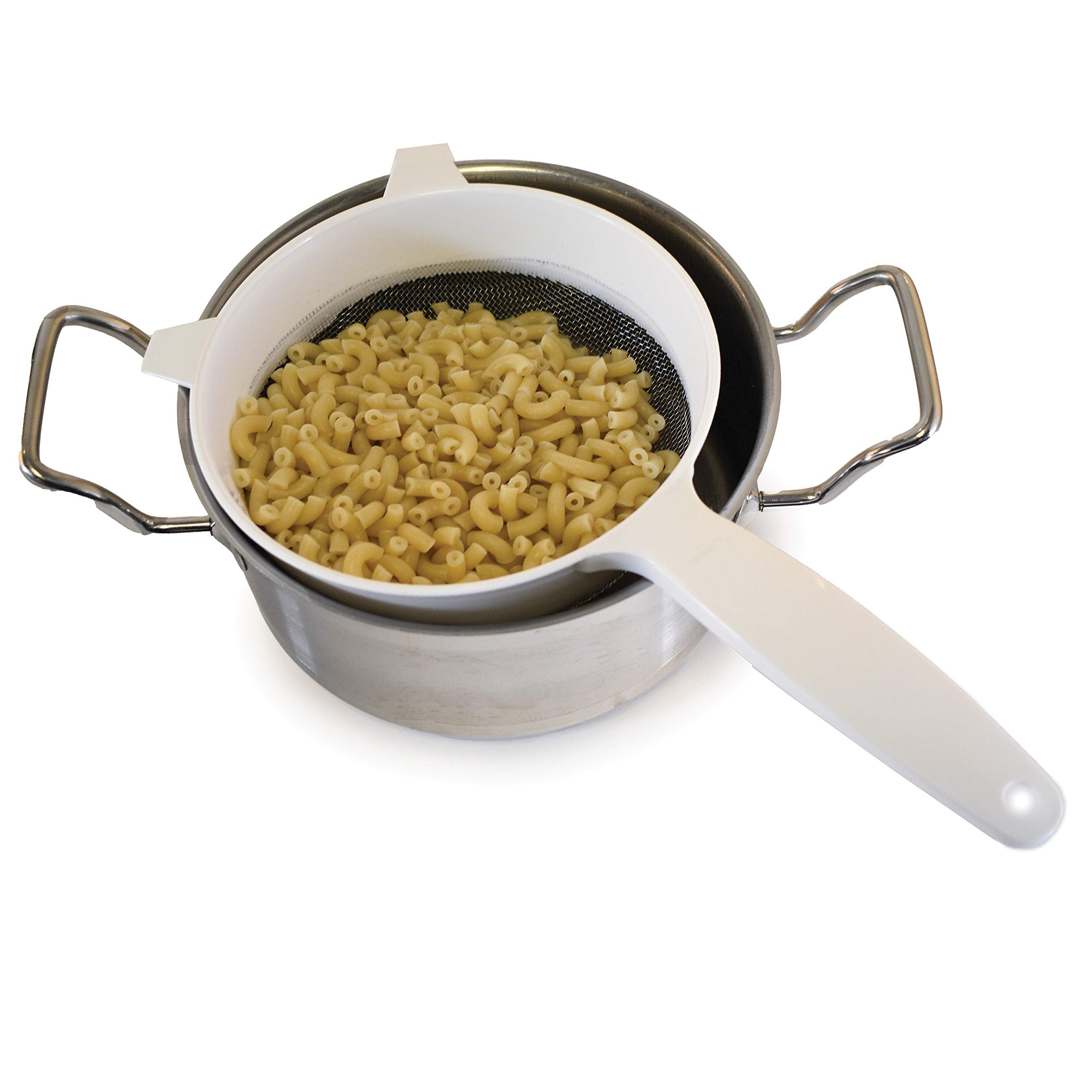 Norpro Strainer, 7'', White
