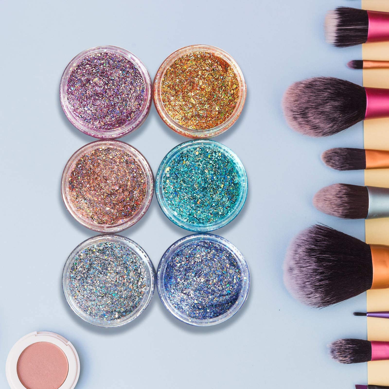 36 Pack 1 Oz Plastic Jars Round Clear Cosmetic Container Jars With Lids, Eternal Moment Plastic Slime Jars For Lotion, Cream, Oi