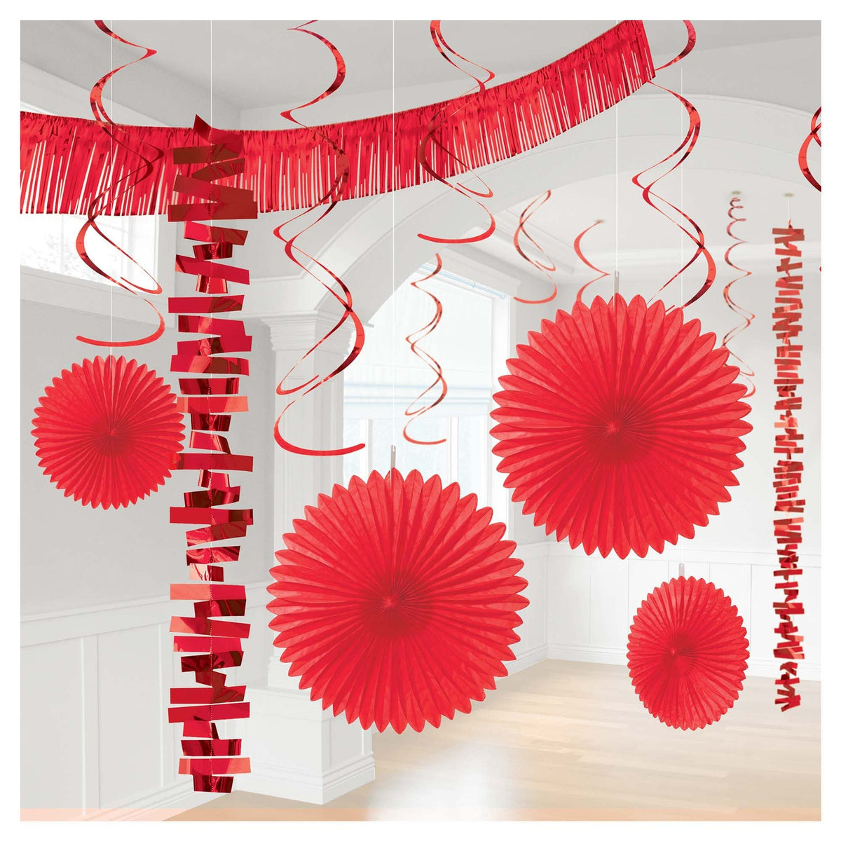 Elegant Silver Paper & Foil Decorating Kit - Set Of 1 - High-Quality & Stand Out Decoration - Perfect For Any Event