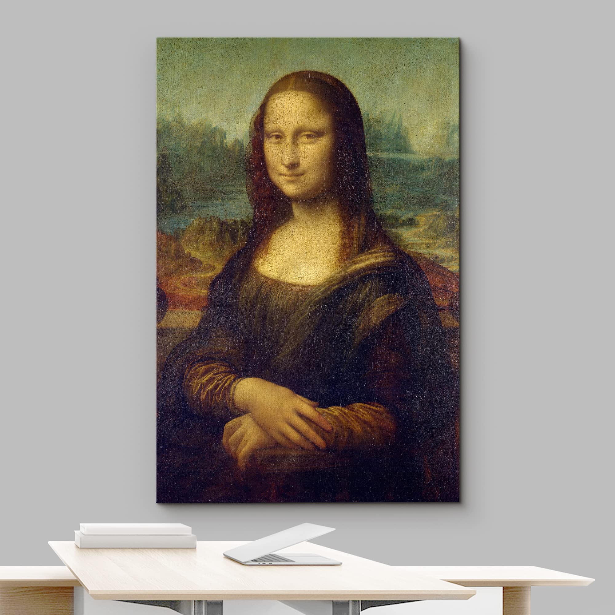 Wall26 Canvas Print Wall Art Mona Lisa By Leonardo Da Vinci Historic Cultural Illustrations Realism Traditional Scenic Expressiv