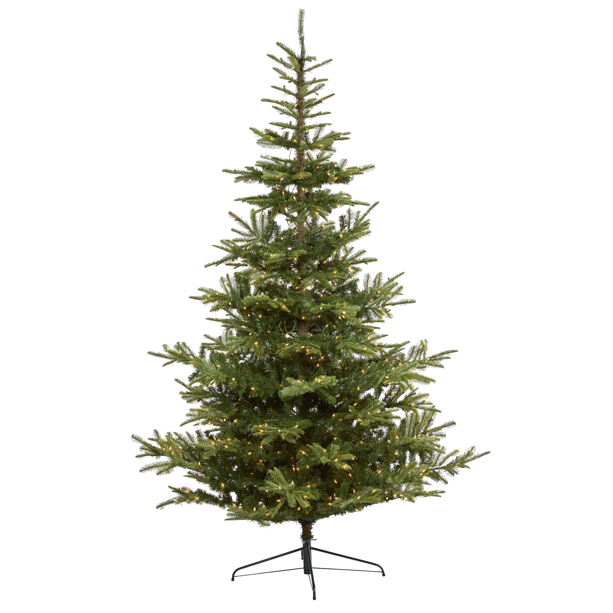 Nearly Natural 9ft. Layered Washington Spruce Artificial Christmas Tree with 750 Clear LED Lights and 2055 Bendable Branches
