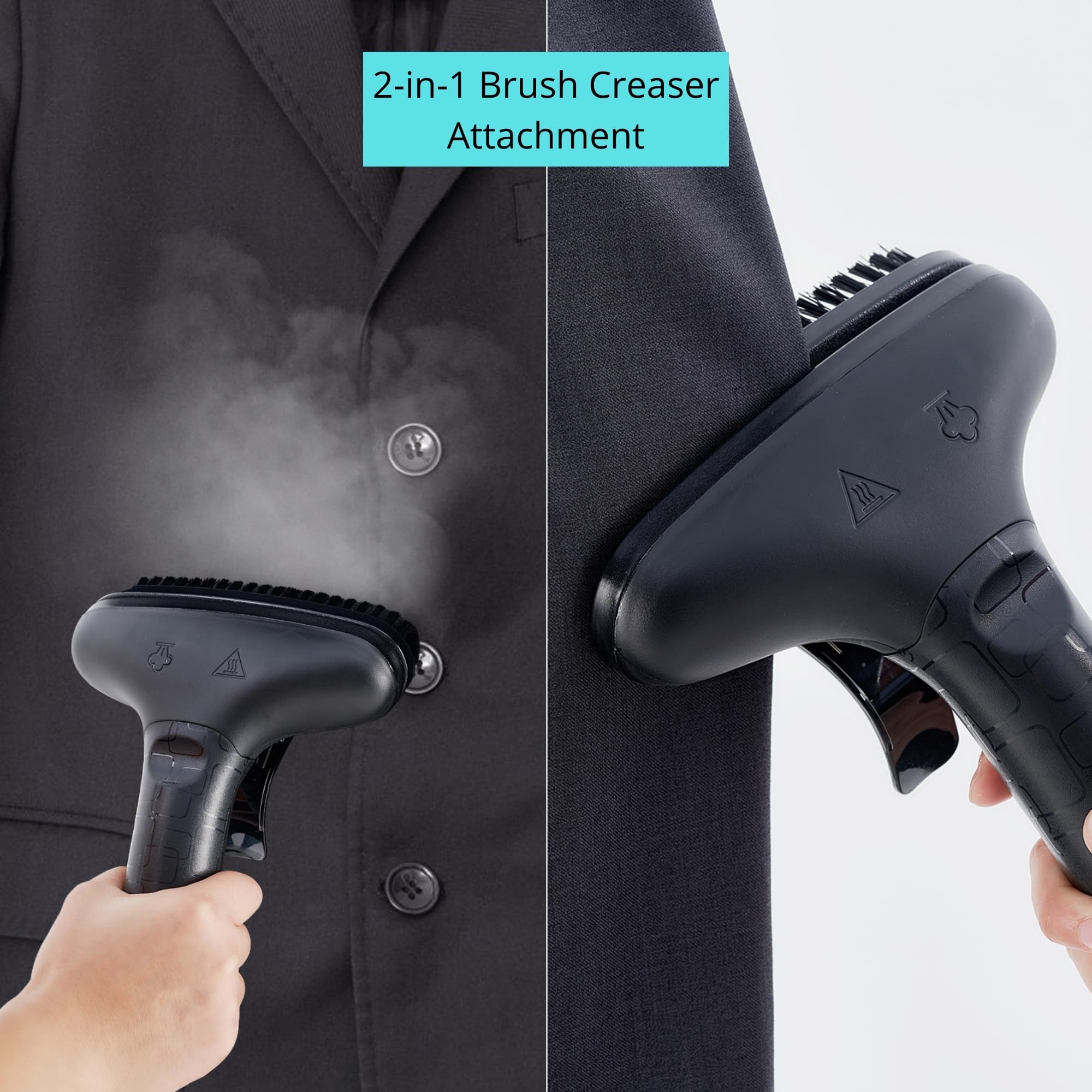 True & Tidy Pro Heavy-Duty Commercial Full Size Garment Steamer For Clothes With 3 Steam Settings, Extra Large 2.9L (98 Oz) Wate