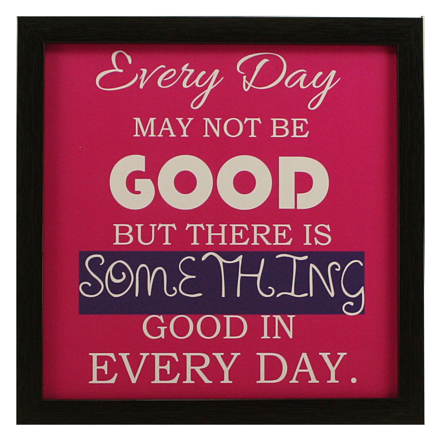 Indianara 3 Piece Set of Framed Wall Hanging Motivational Office Decor Art Prints 8.7 inch X 8.7 inch Without Glass-Multicolour