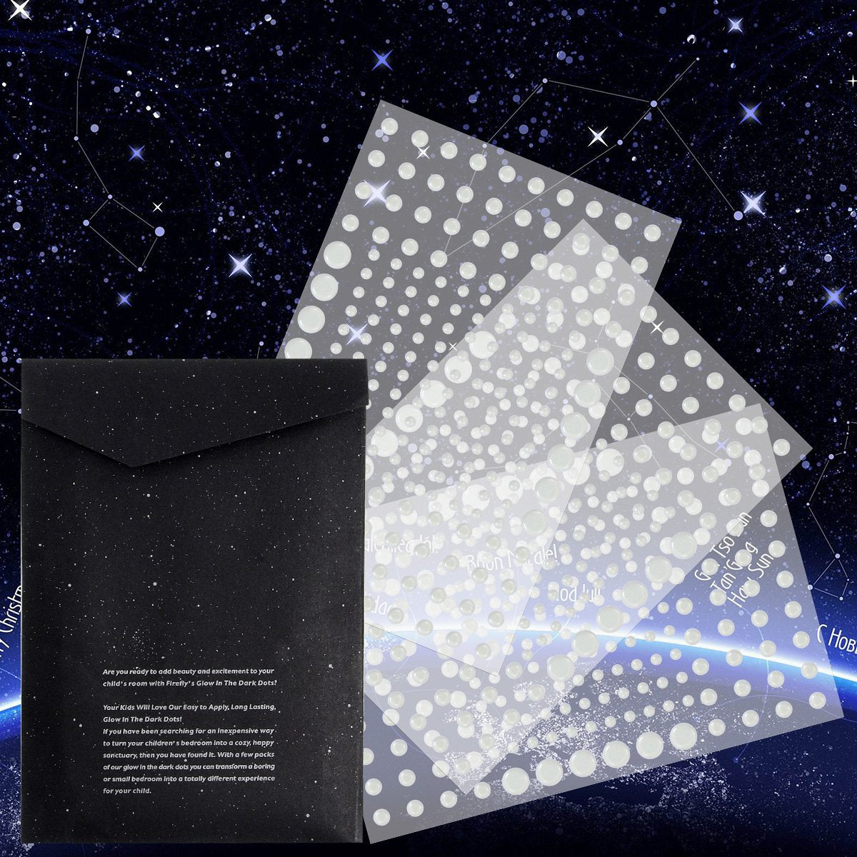 DAGOU Realistic 3D Domed Glow in The Dark Stars,606 Dots for Starry Sky, Home Decor Stickers for Kids Bedding Room(606 Stars) (2