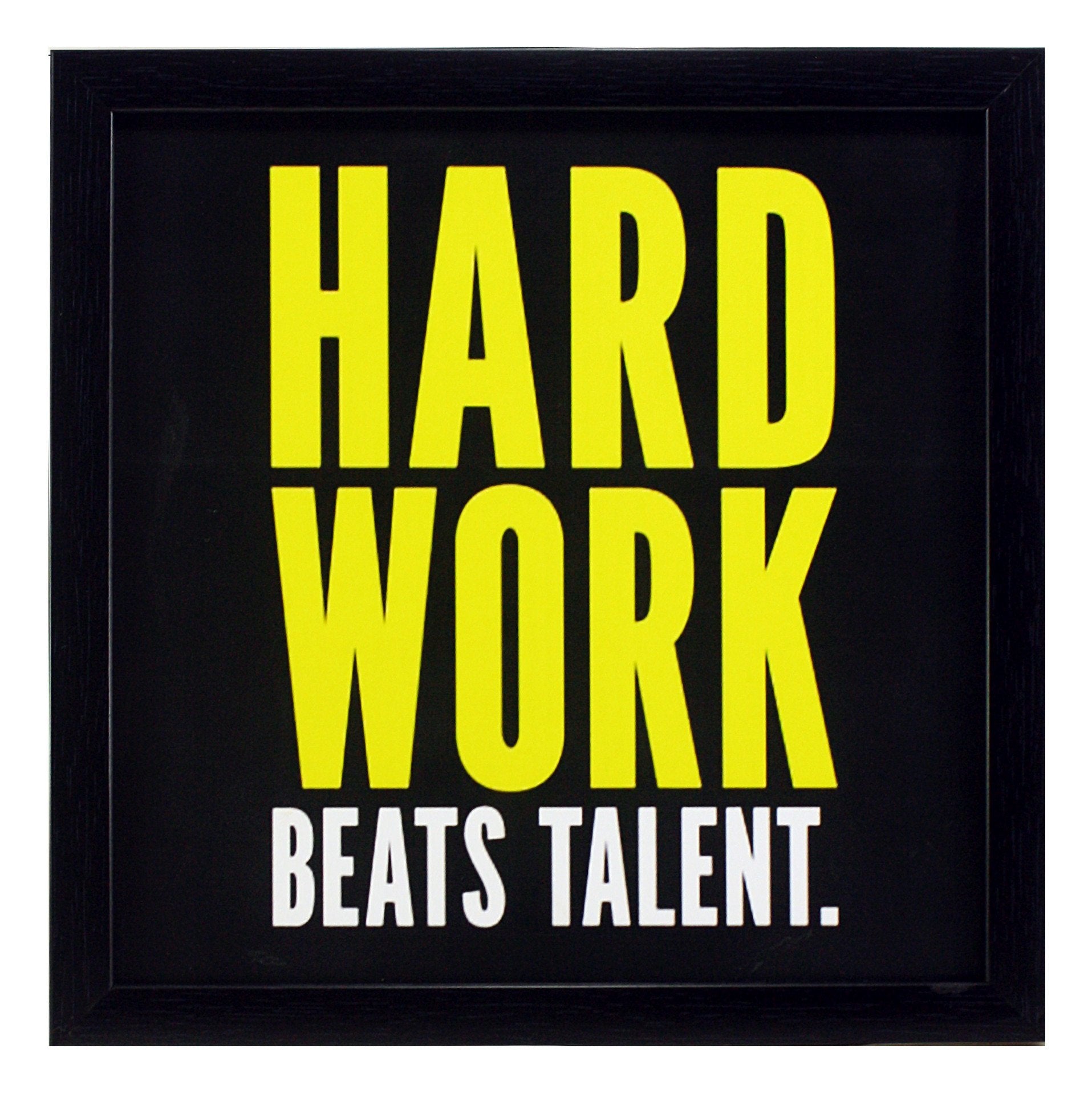 Indianara 4 Piece Set of Framed Wall Hanging Motivational Office Decor Art Prints 8.7 Inch X 8.7 Inch Without Glass(multicolor5)