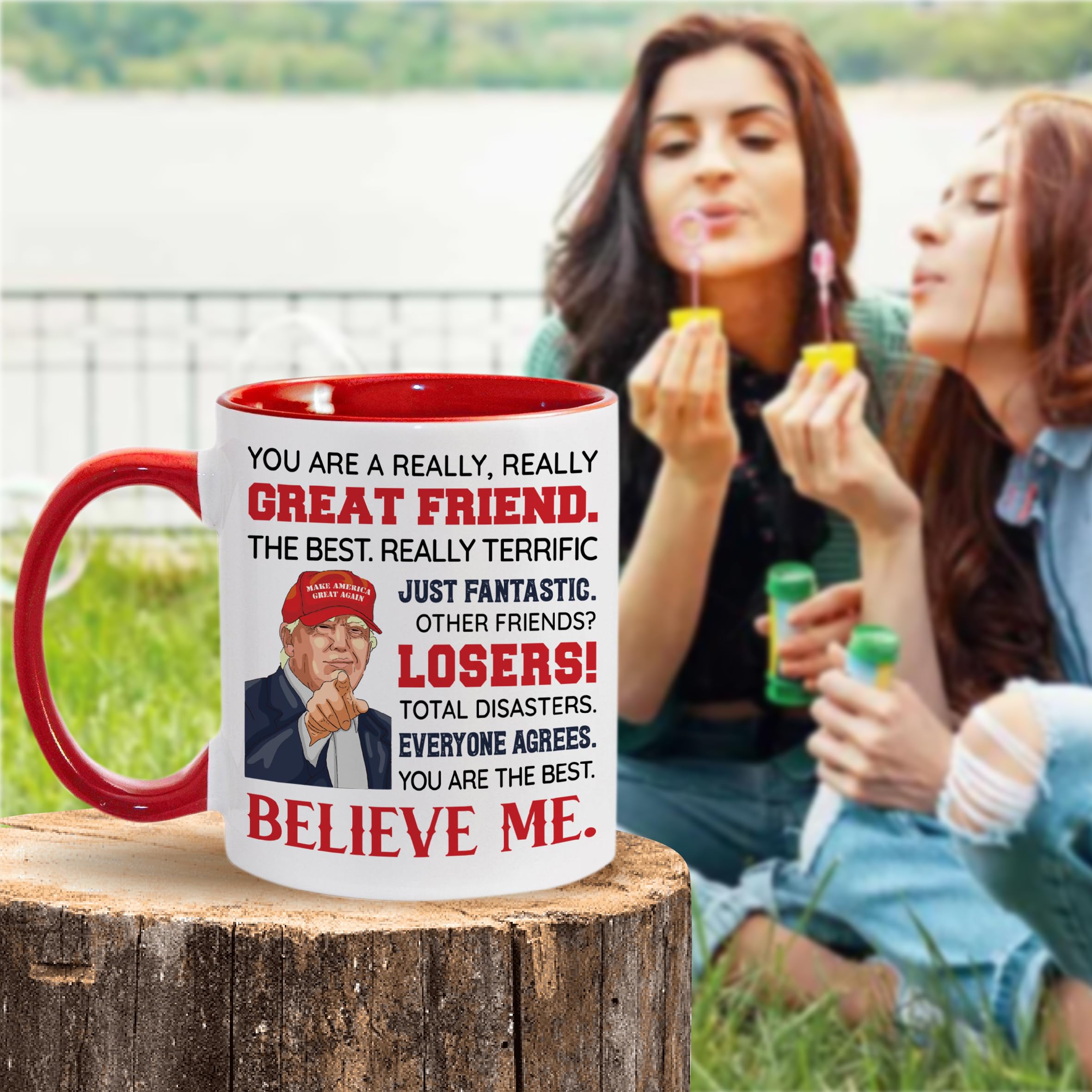 Viberty Best Friend Birthday Mug 11oz, Best Friend Gift For Women, Bestie Gifts For Women,Thoughtful Best Friend Gift For Christ