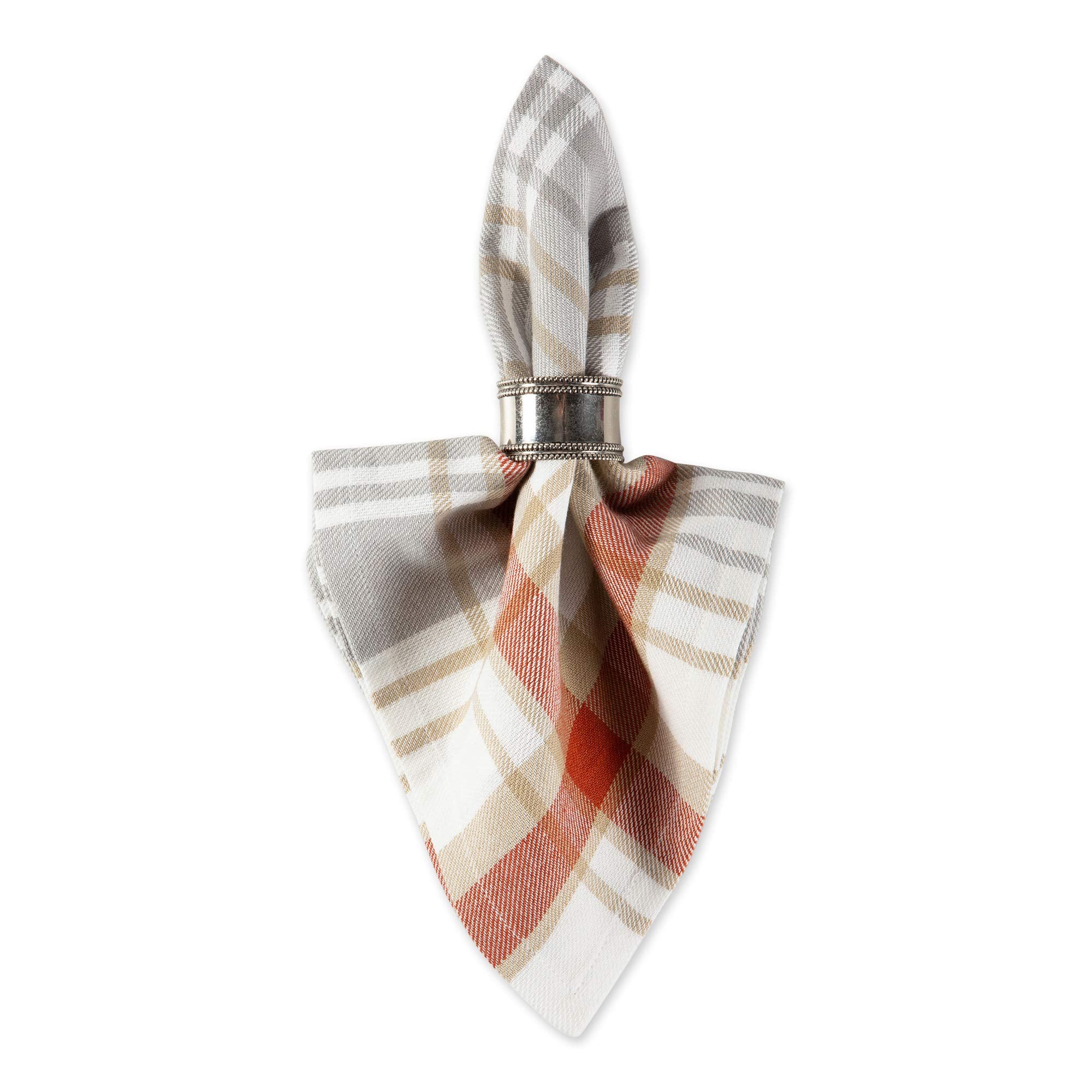 DII Thanksgiving Cozy Picnic  Plaid Napkin Set