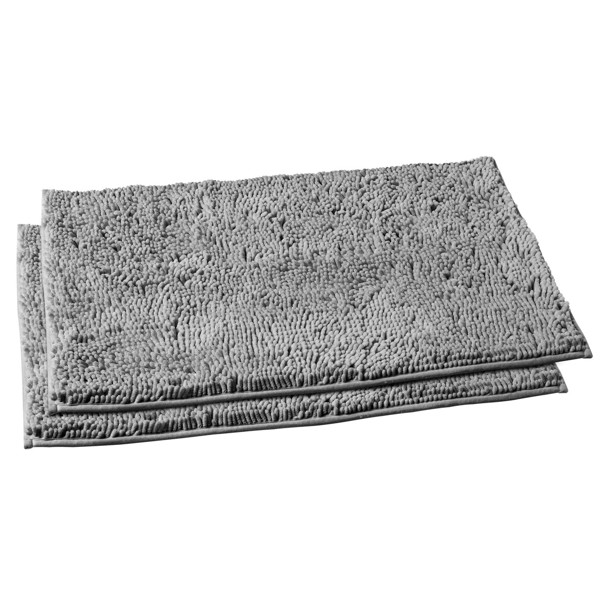 Luxurux Bathroom Rug Mat Set-Extra-Soft Plush Bath Mat Shower Bathroom Rugs Set,1'' Chenille Microfiber Material, Super Absorben