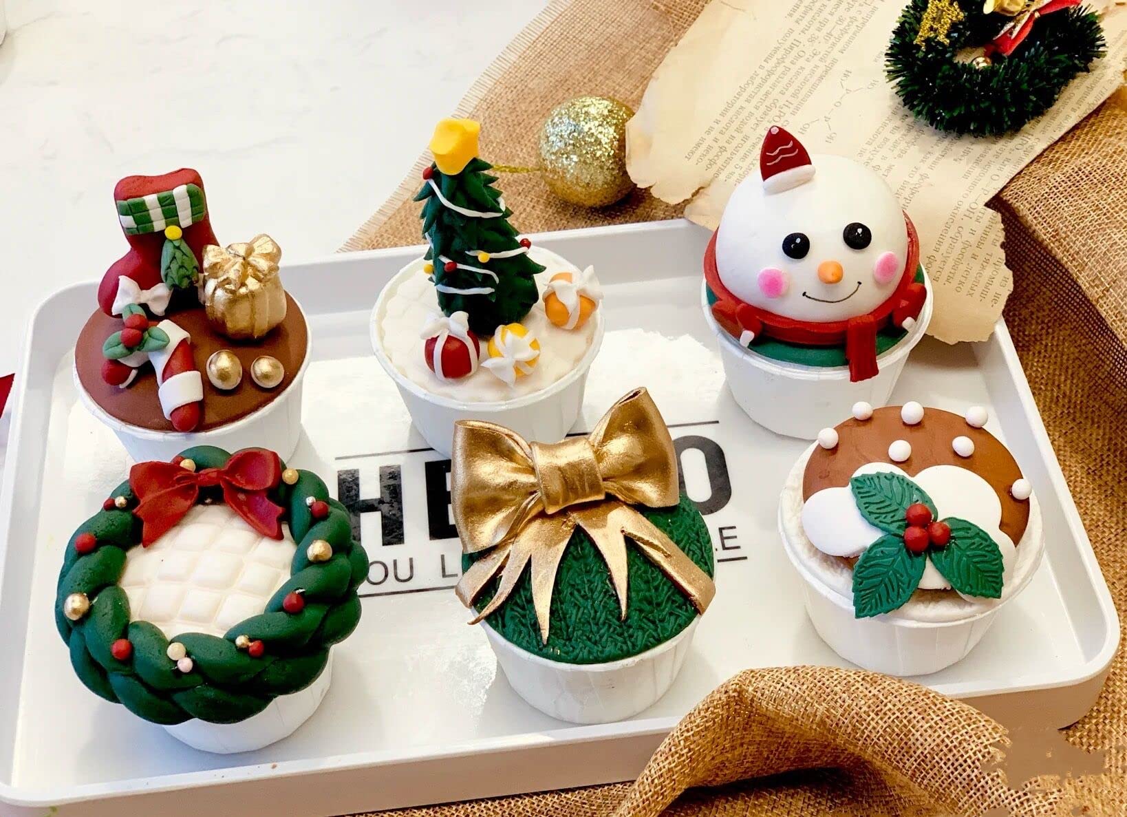 Anyana Ribbon Bowknot Bow Tie Cutter Set Cookie Impression Mold Plastic Cutter Fondant Sugar Paste Cutter Gum Paste Modelling To