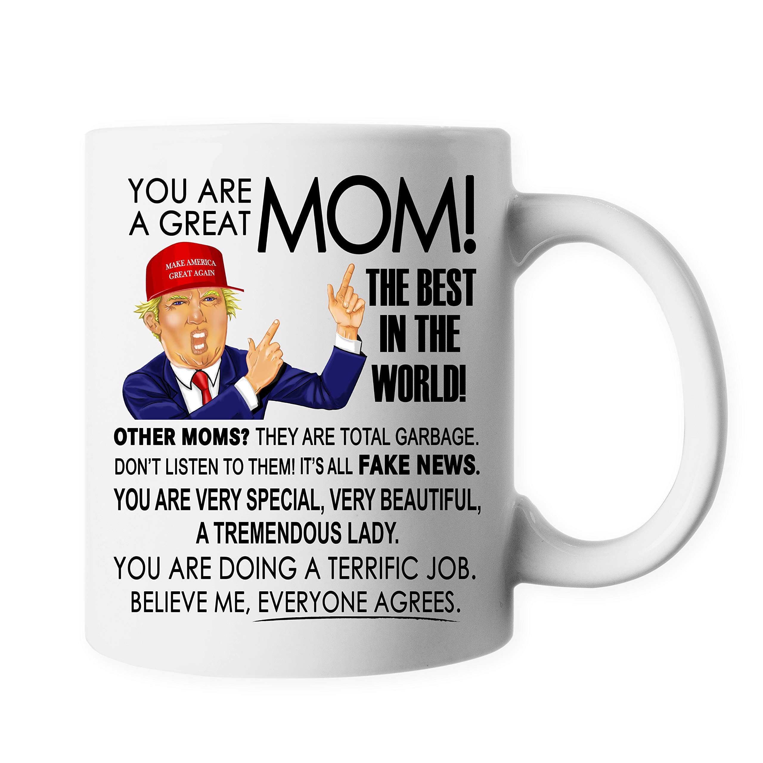 Promotion & Beyond Trump Great Mom Mother'S Day Family Funny Ceramic Coffee Mug Tea Cup Pb111