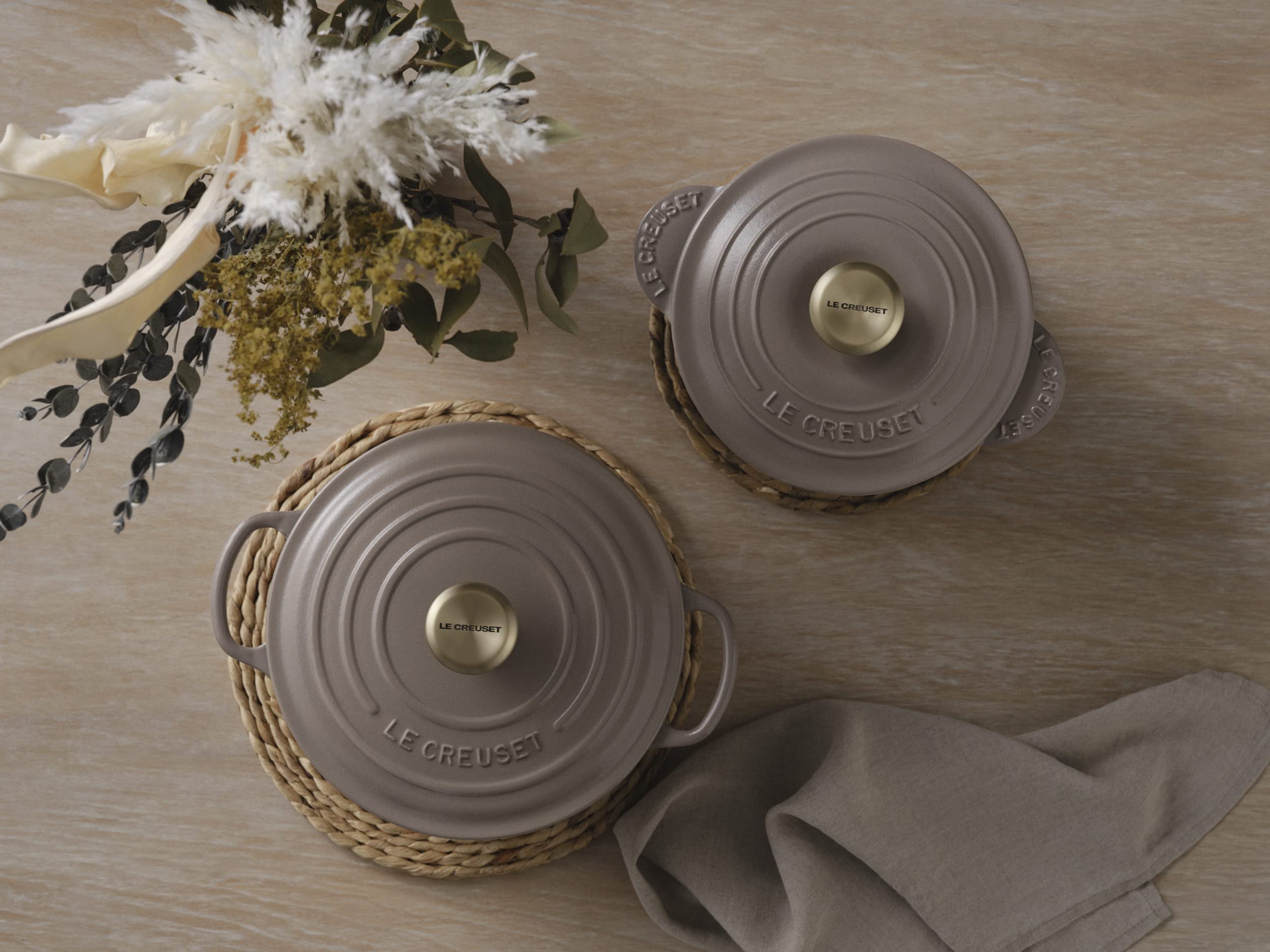 Le Creuset Signature Large Knob, Light Gold