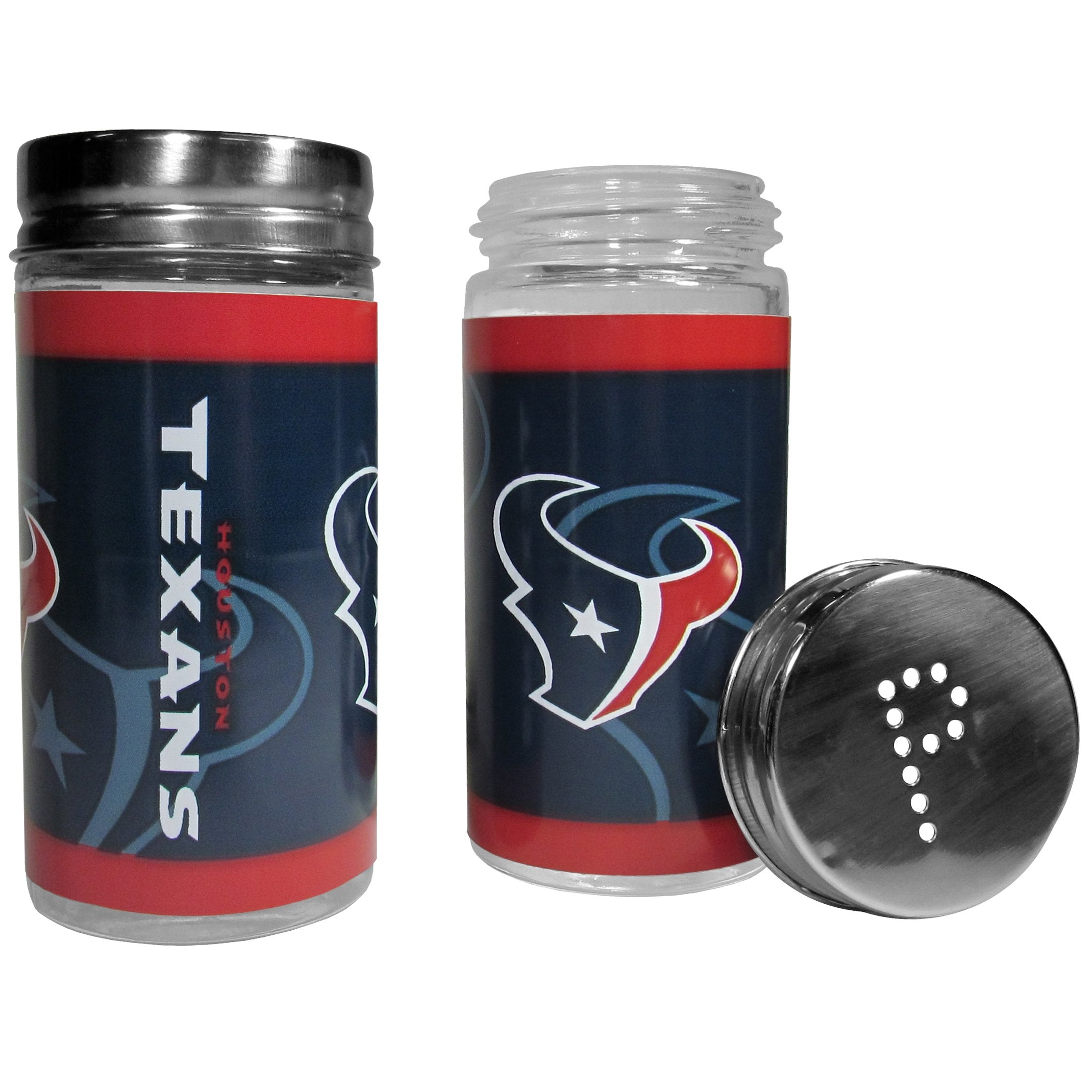Siskiyou Siskiyou Nfl Houston Texans Salt & Pepper Shakers, Blue, One Size