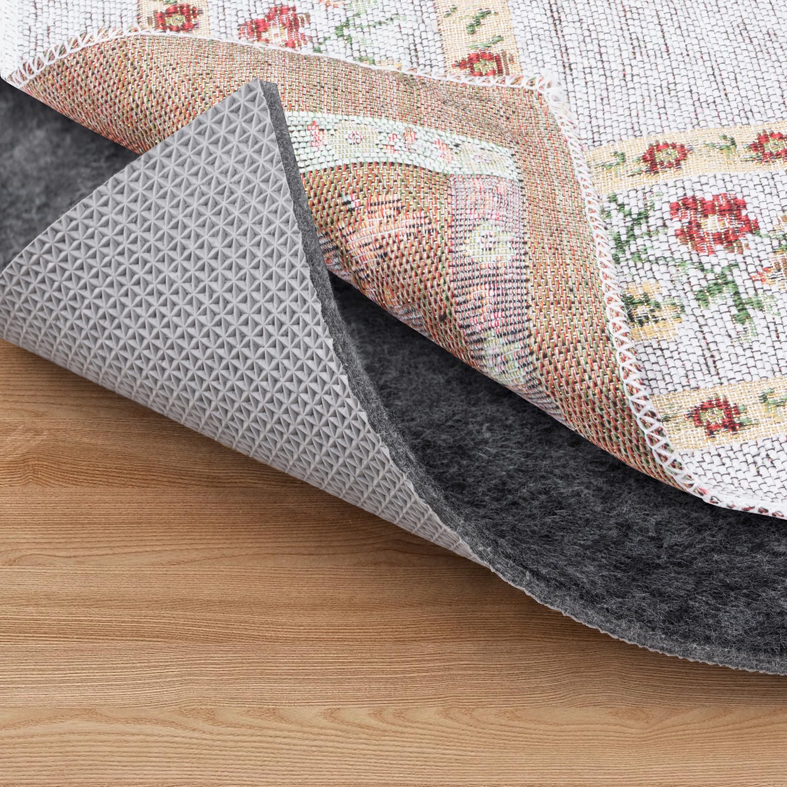 BALEINE Felt Non Slip Rug Pads, Extra Large 1/8 Thick Felt and Rubber Backing, Shock Absorbing Carpet Pad for All Carpets and Ha