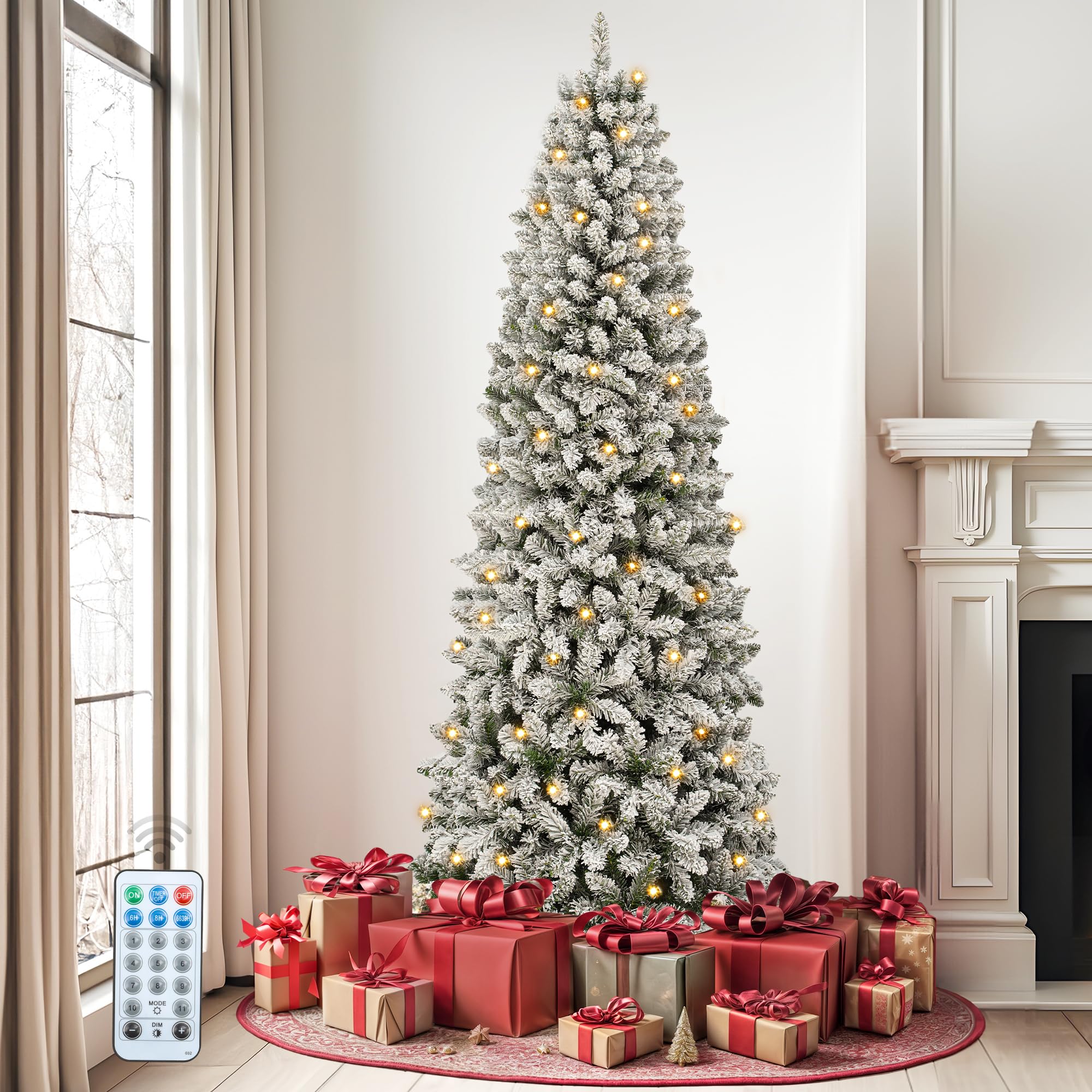 DWVO 6ft Pre-lit Artificial Christmas Tree Sold Out