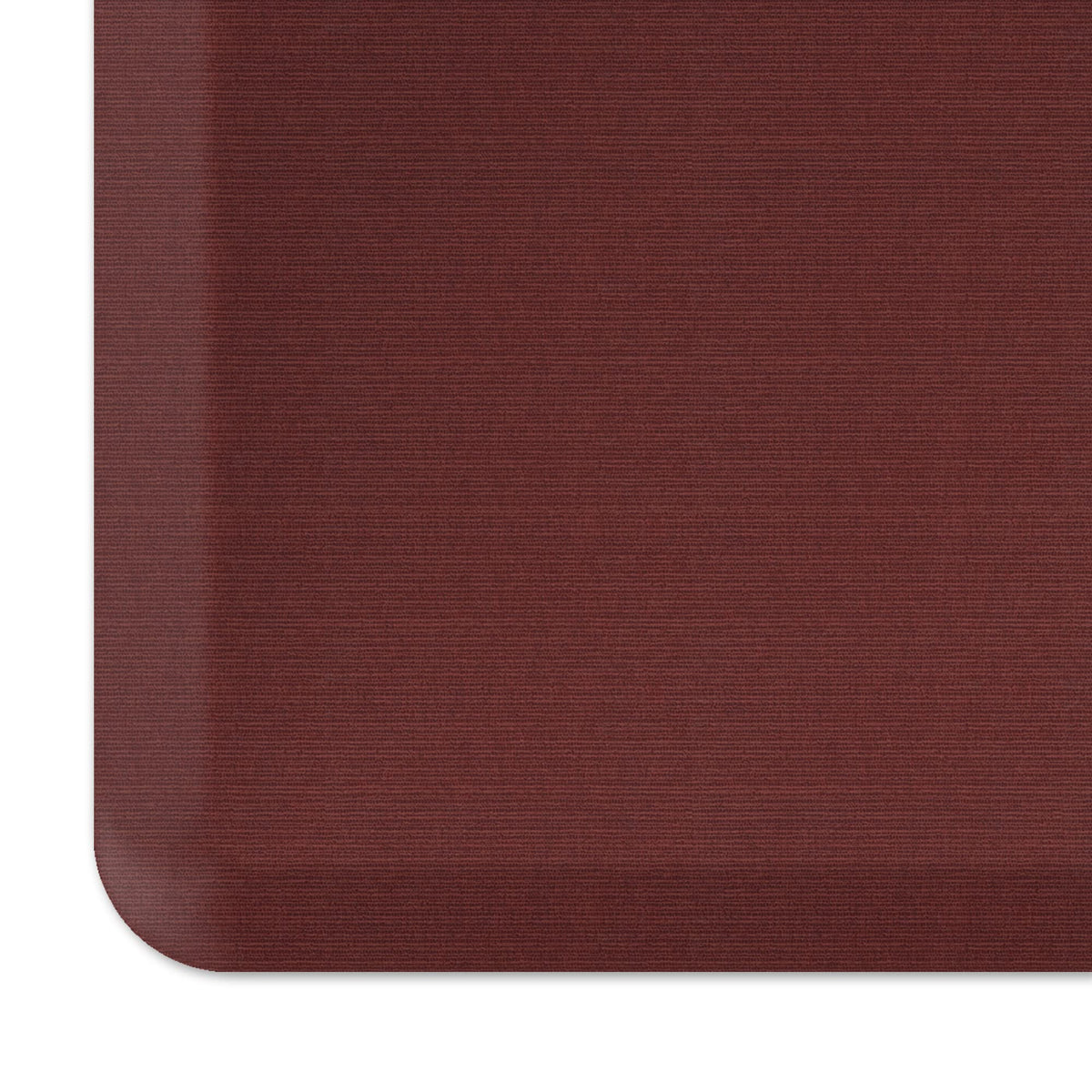Newlife By Gelpro Decorative Foam Floor Mat, 30 X 108, Grasscloth Crimson