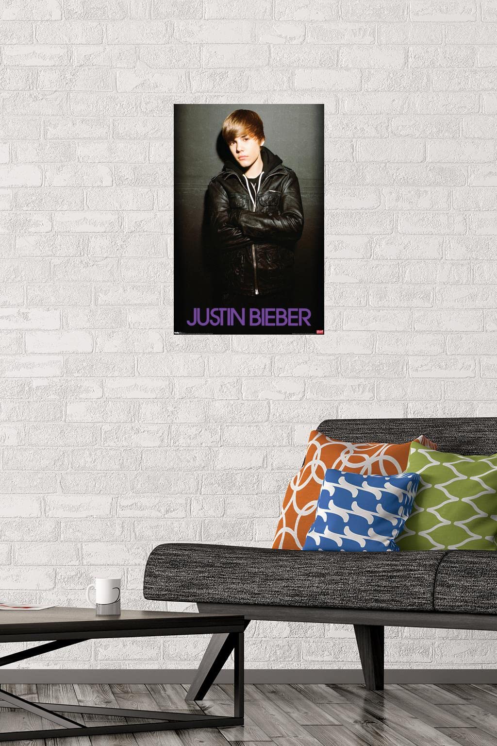 Trends International Justin Bieber - Love Wall Poster, 14.725'' X 22.375'', Premium Unframed Version