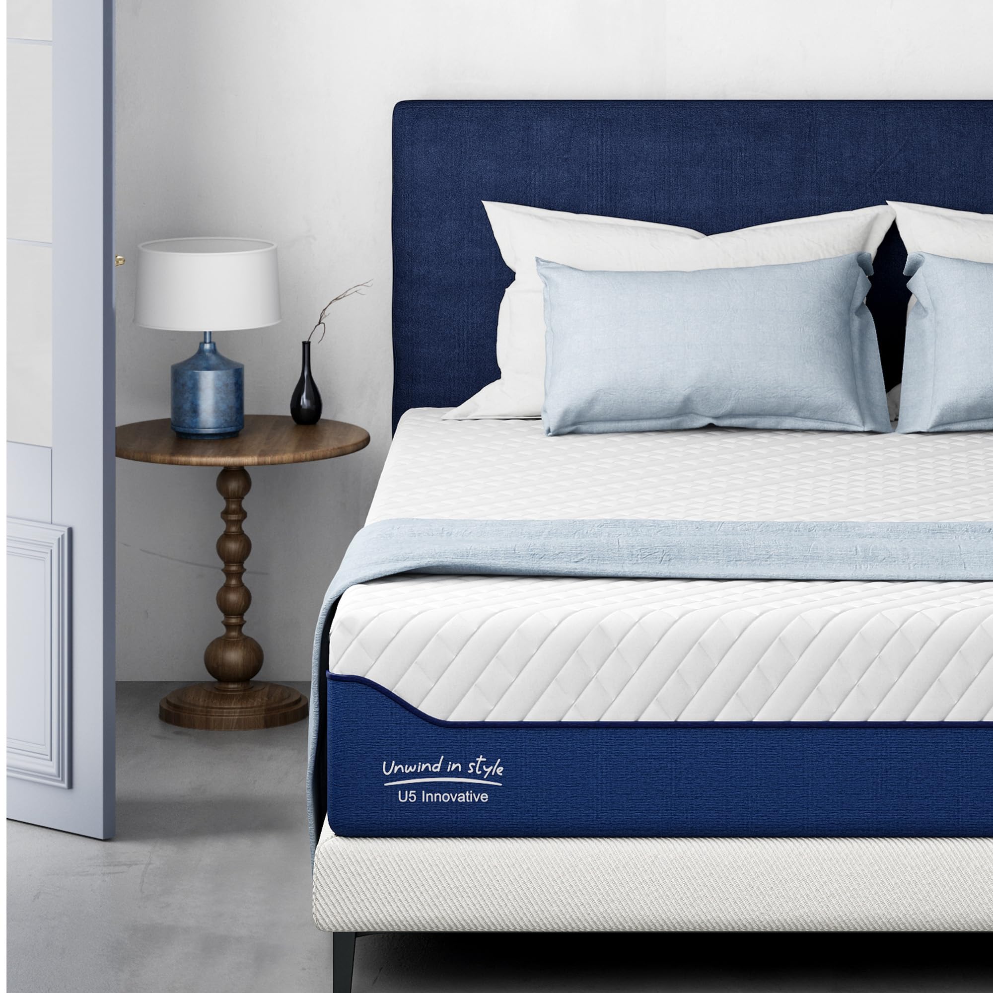 Sogessleep Twin Mattress, 12 Inch Green Tea Gel Memory Foam Mattress Twin, Cooling Gel Infused Mattress For Pressure Relief, Bed
