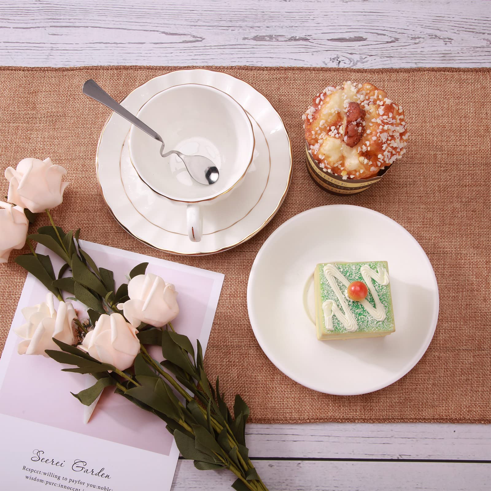 10 Pcs Burlap Table Runner 12 X 71 Inch Farmhouse Jute Burlap Placemats No Fray Long Burlap Tablerunner With Finished Edges Burl