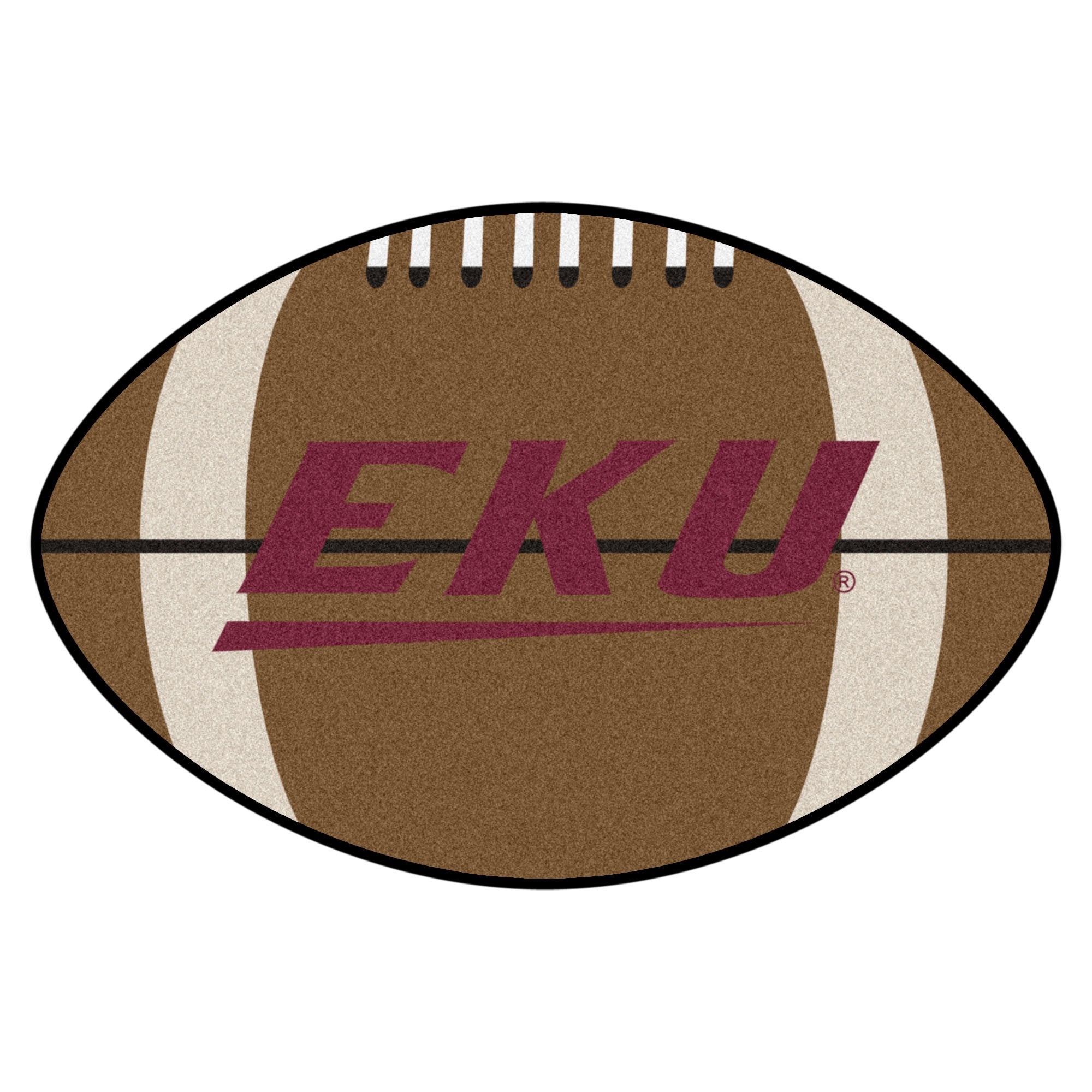 FANMATS Home Indoor Sports Team Logo Mat Eastern Kentucky Football Rug 22x35