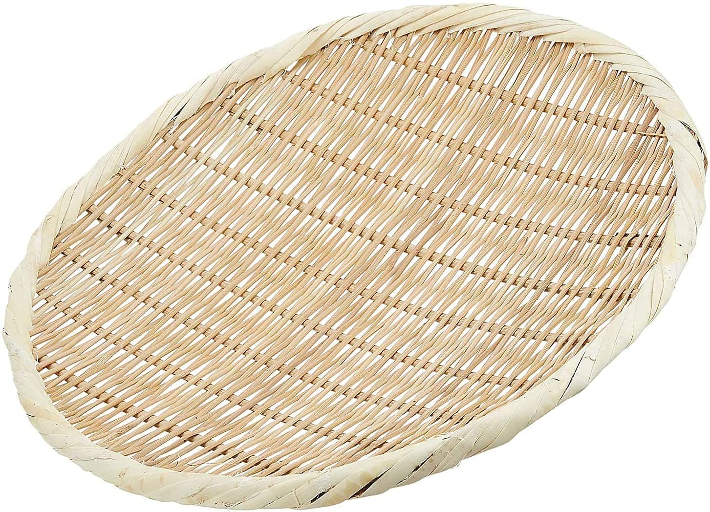 Tikusan Bamboo Round Zaru Basket Colander For Soba, Udon And Noodles (11.8'' (30Cm))