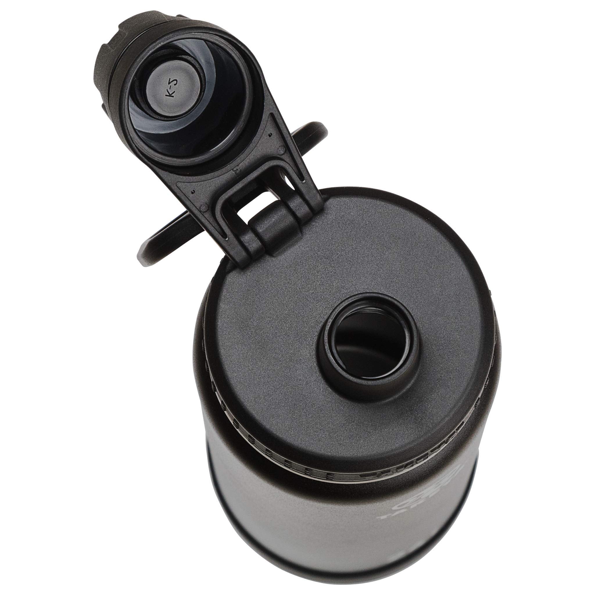 Takeya Actives Insulated Stainless Steel Water Bottle With Spout Lid, 22 Ounce, Onyx