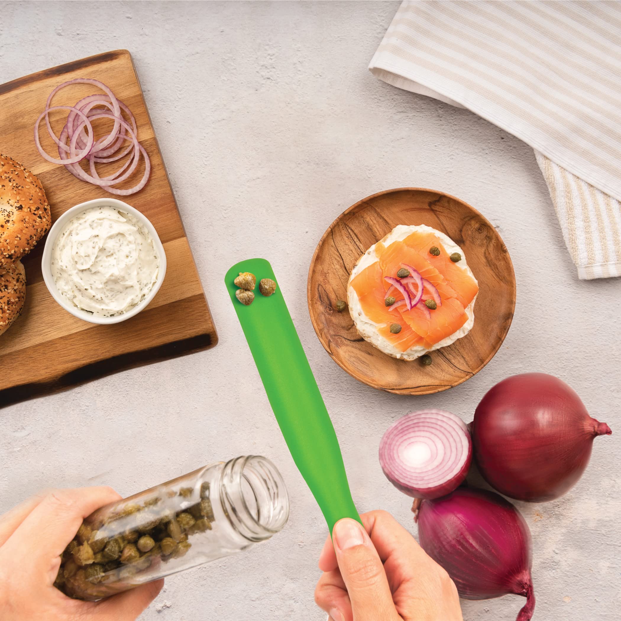 Mad Hungry 4-Piece Silicone Spurtle Set, Large, Multicolor, Model MH PKA 47578