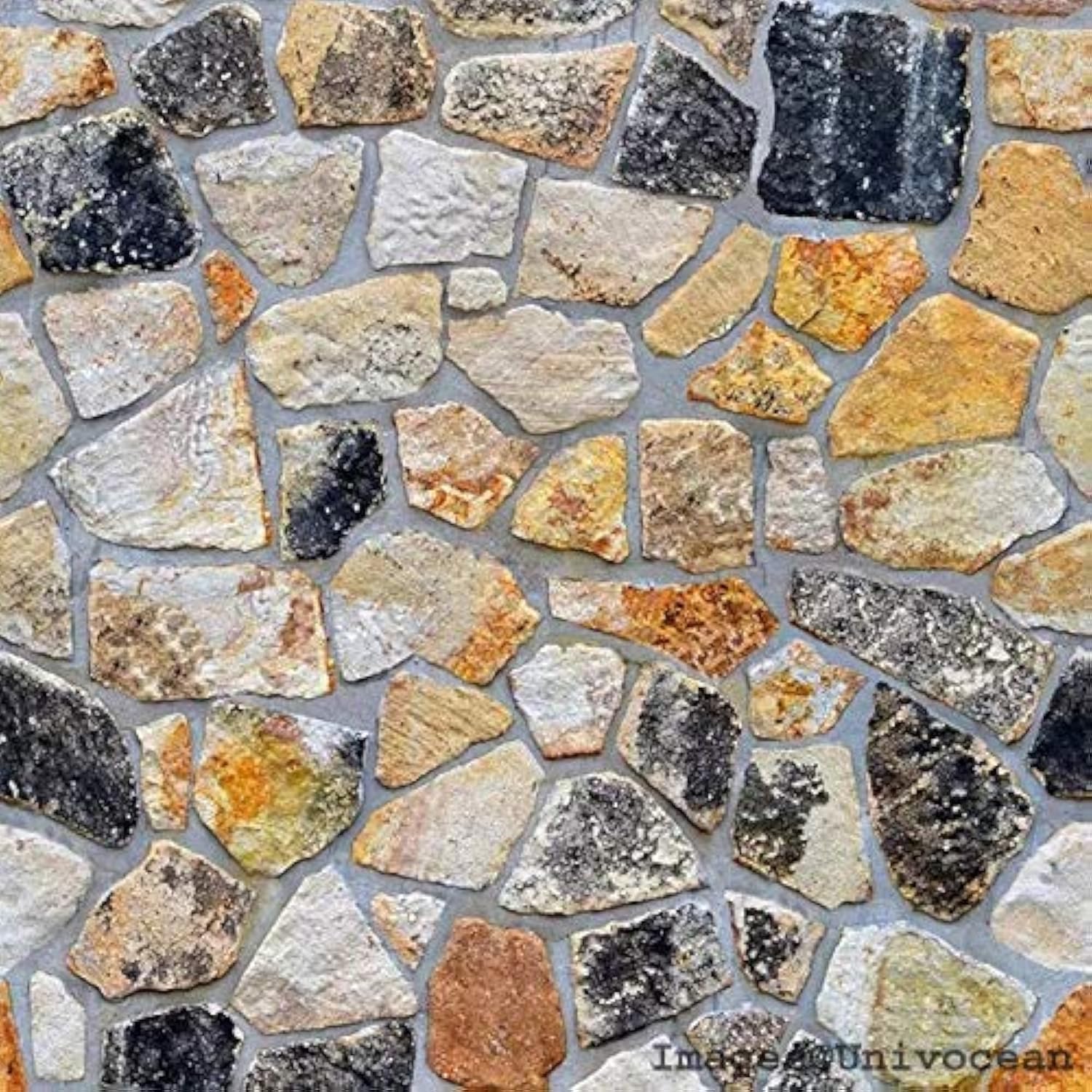 Univocean 3D Modern Brick Design Wallpaper, Wall Poster, Wall Sticker, Pvc Adhesive For Bedrooms, Living Room, Hall, Kids Room,