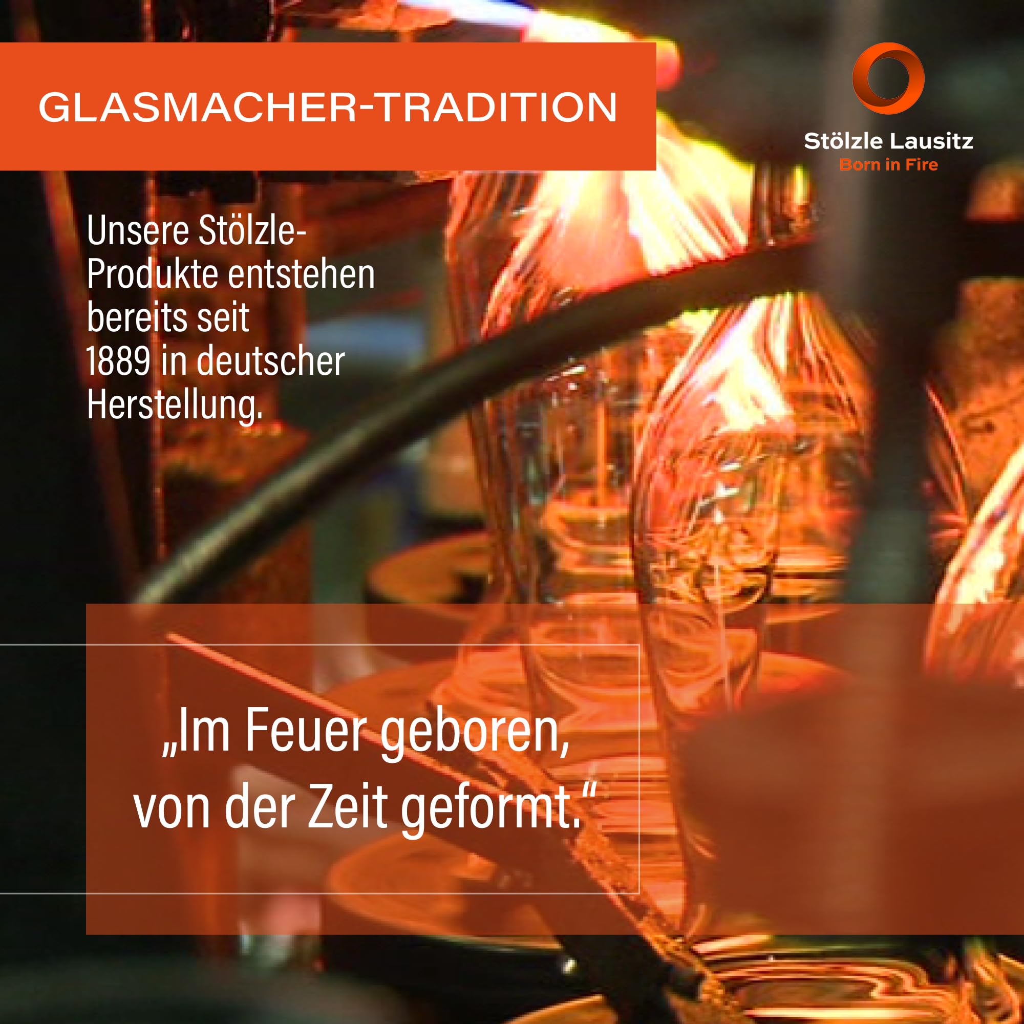 Stlzle_Lausitz Weinland Glasses, 390Ml, Transparent/Green